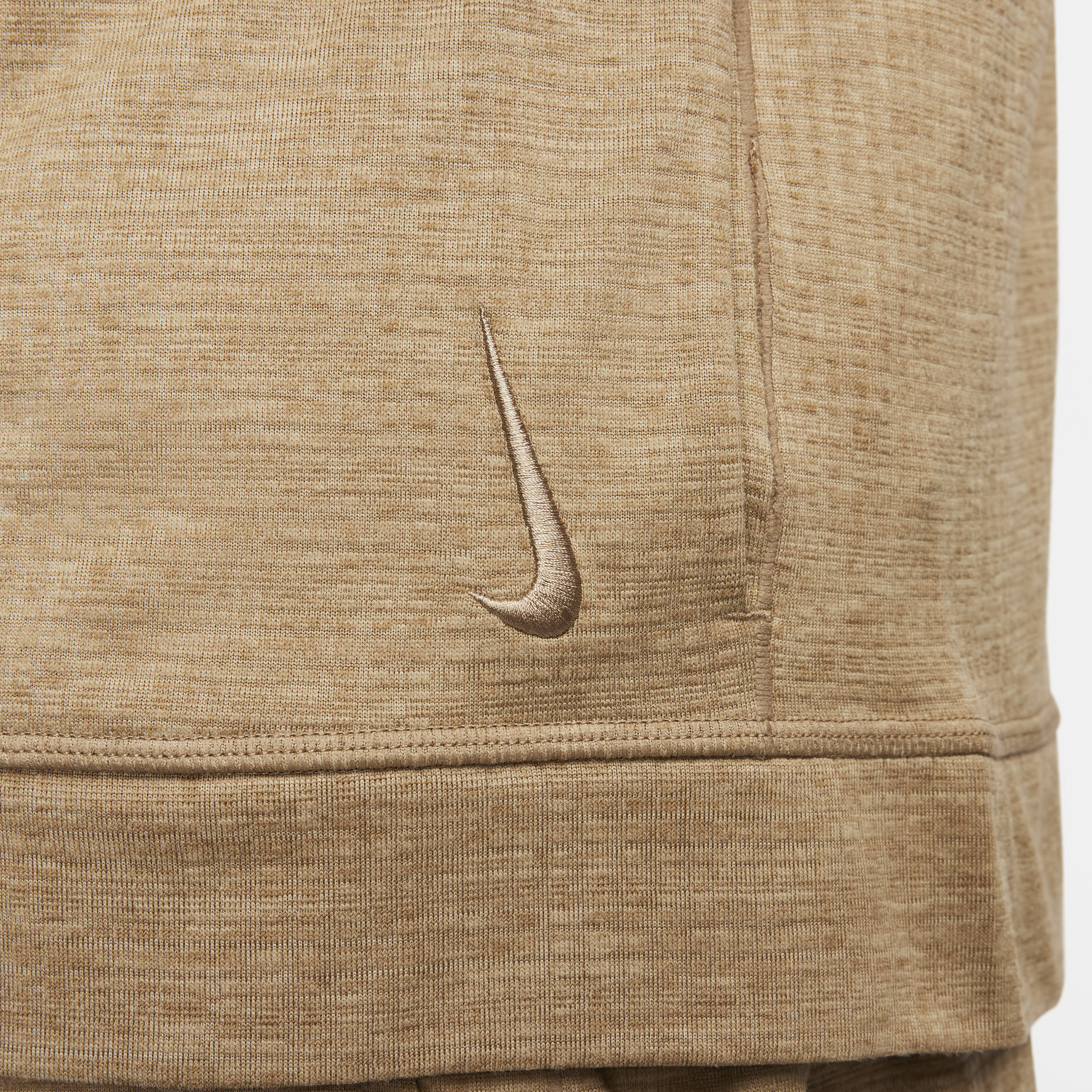 Nike Yoga Dri-FIT hoodie van jerseymateriaal met rits voor heren Bruin