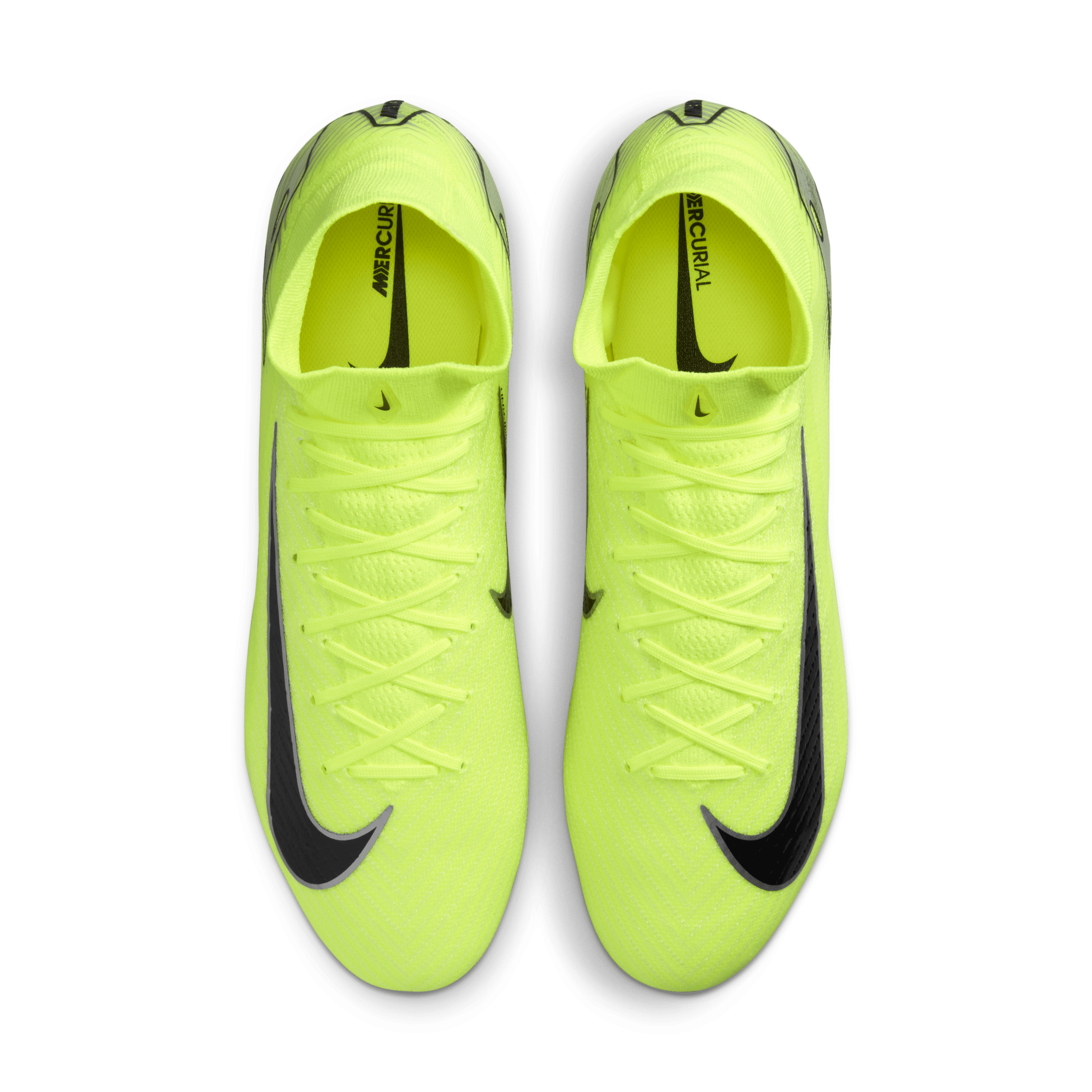 Chaussure de foot montante à crampons AG-Pro Nike Mercurial Superfly 10 Elite - Jaune