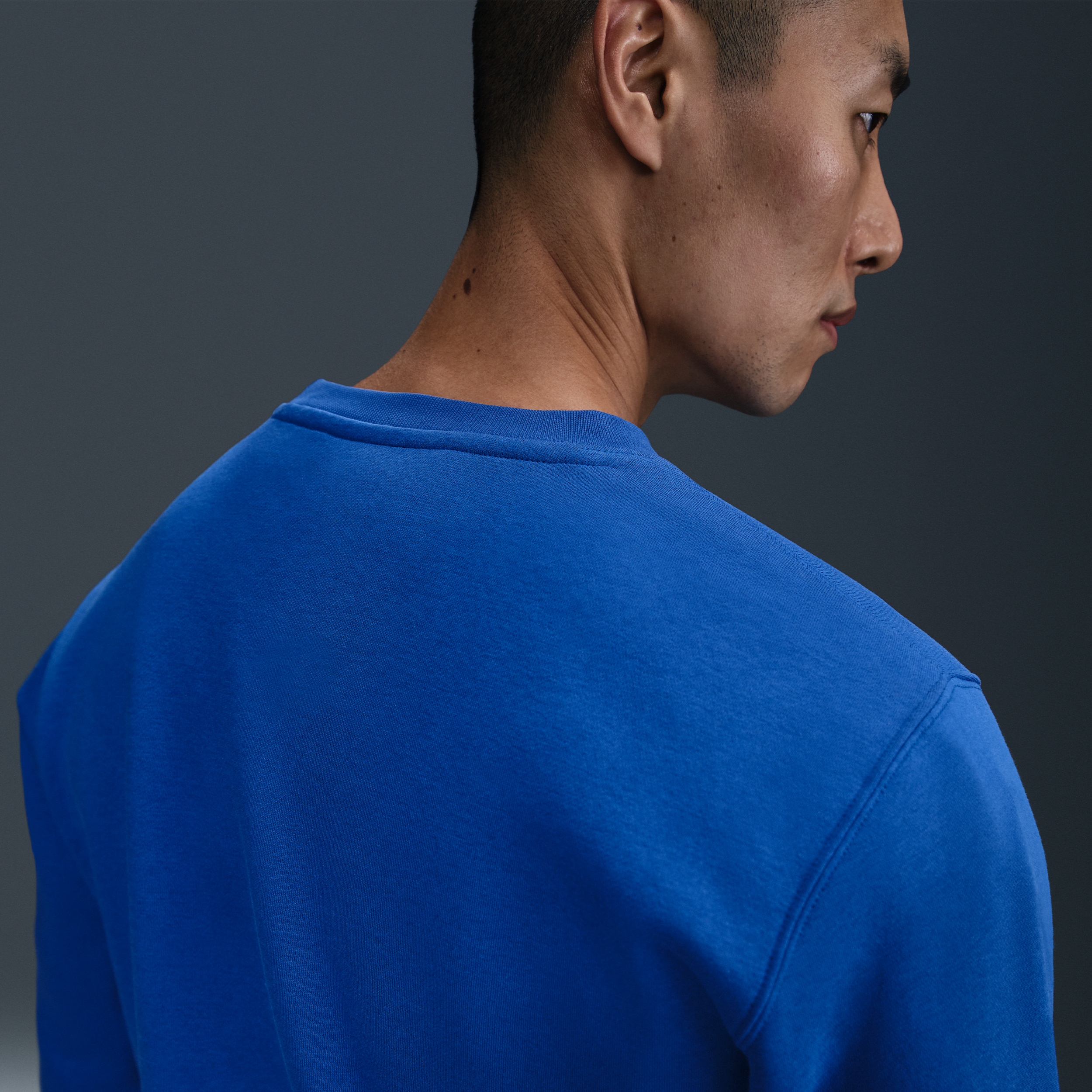 Haut en Fleece Nike Club pour homme - Bleu