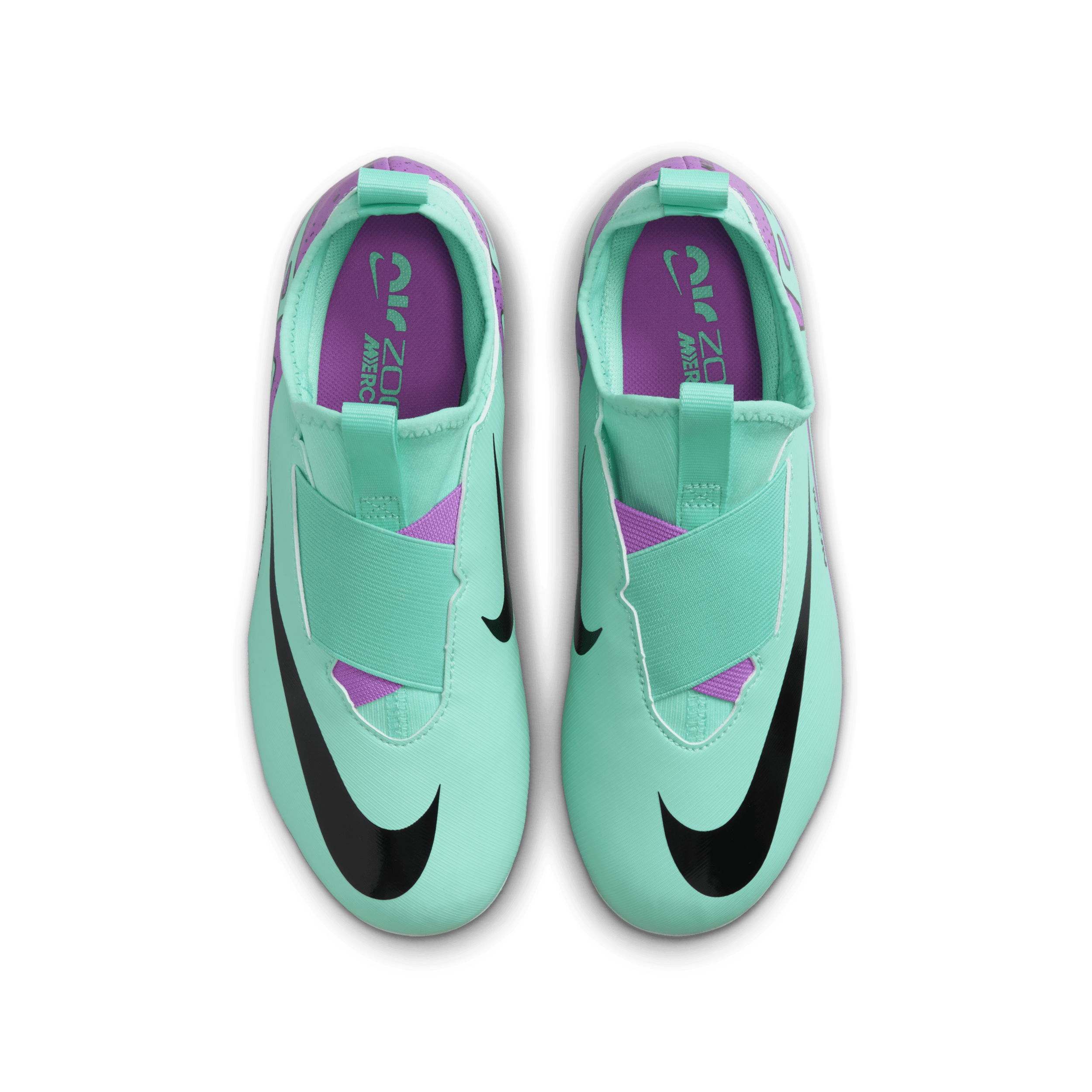 Nike Jr. Mercurial Vapor 15 Academy low top voetbalschoenen voor kleuters kids (meerdere ondergronden) Groen