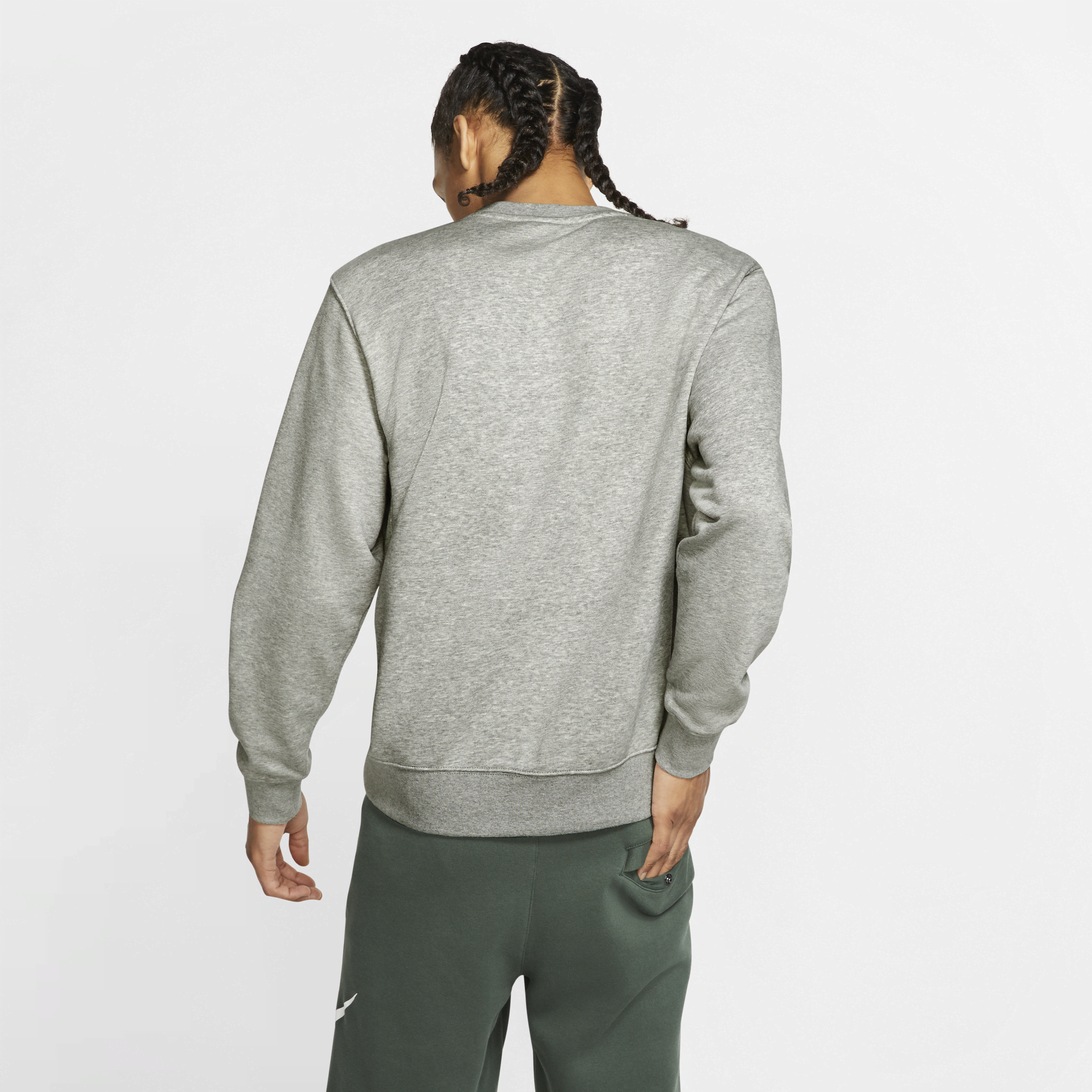 Haut en molleton Nike Sportswear Club pour Homme - Gris