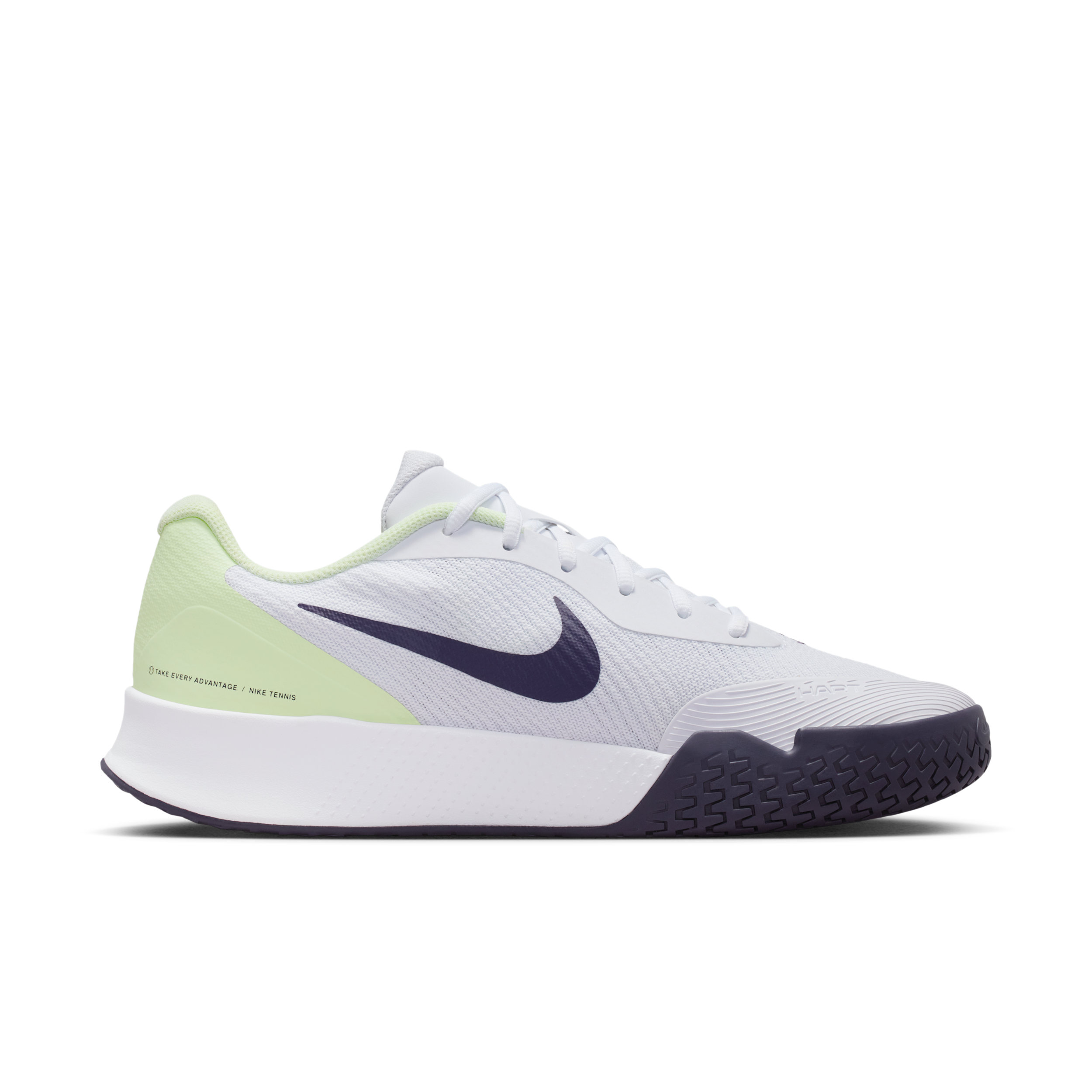 Nike Vapor Lite 3-tennissko til hardcourt til mænd - hvid - FZ2155-108