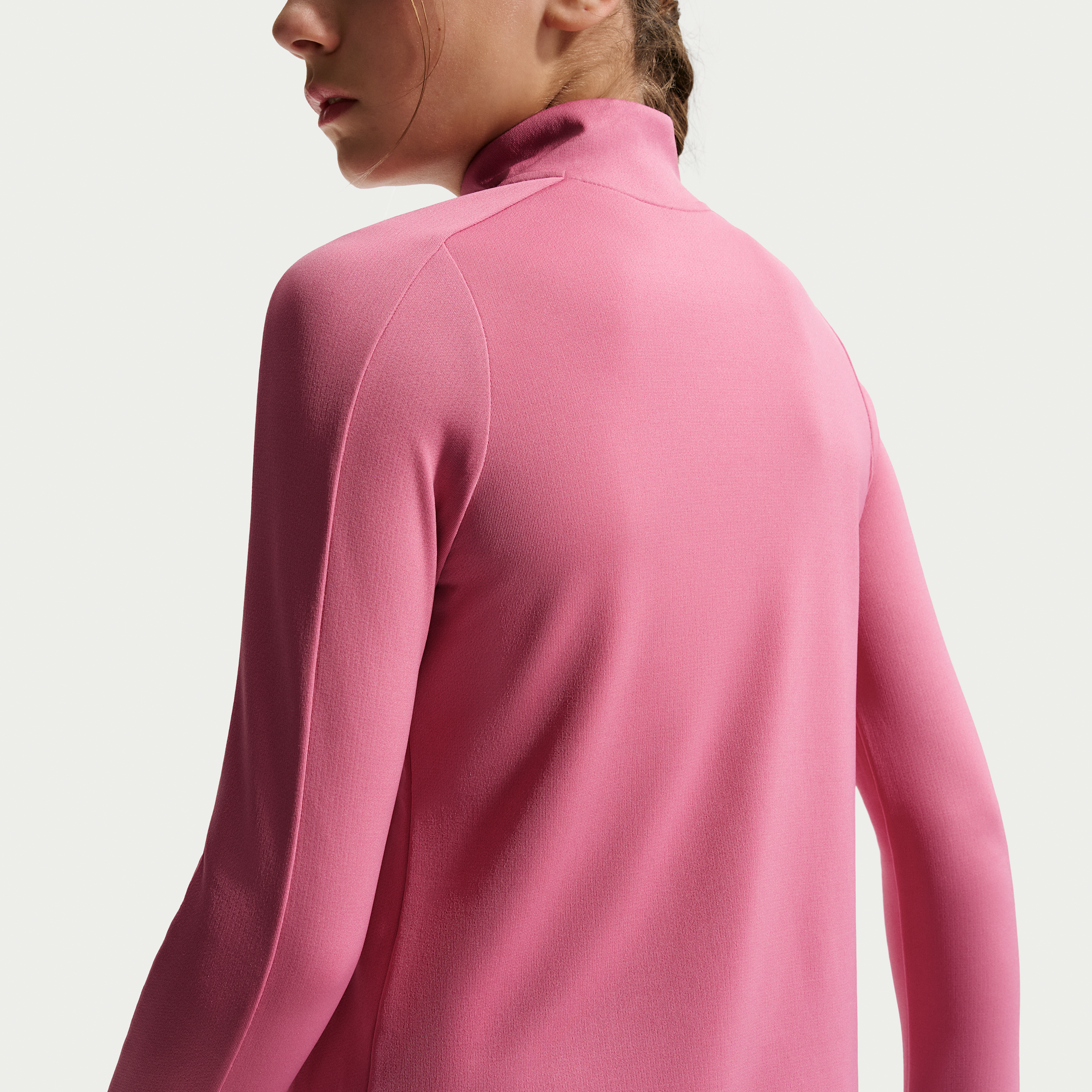 Thumbnail - Nike Dri-FIT Longsleeve mit Viertelreißverschluss (Mädchen) - Pink