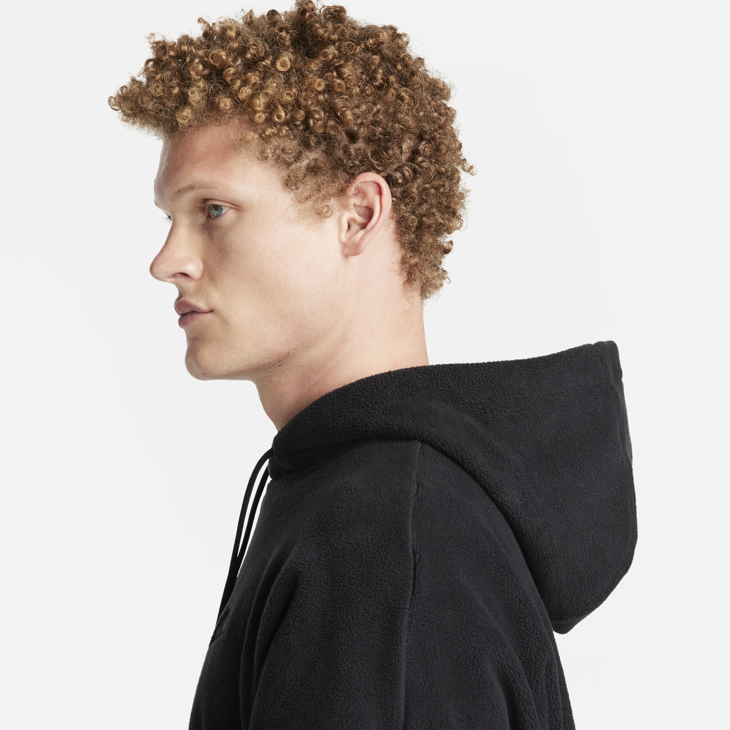 Nike Club Fleece hoodie van polarfleece voor heren Zwart