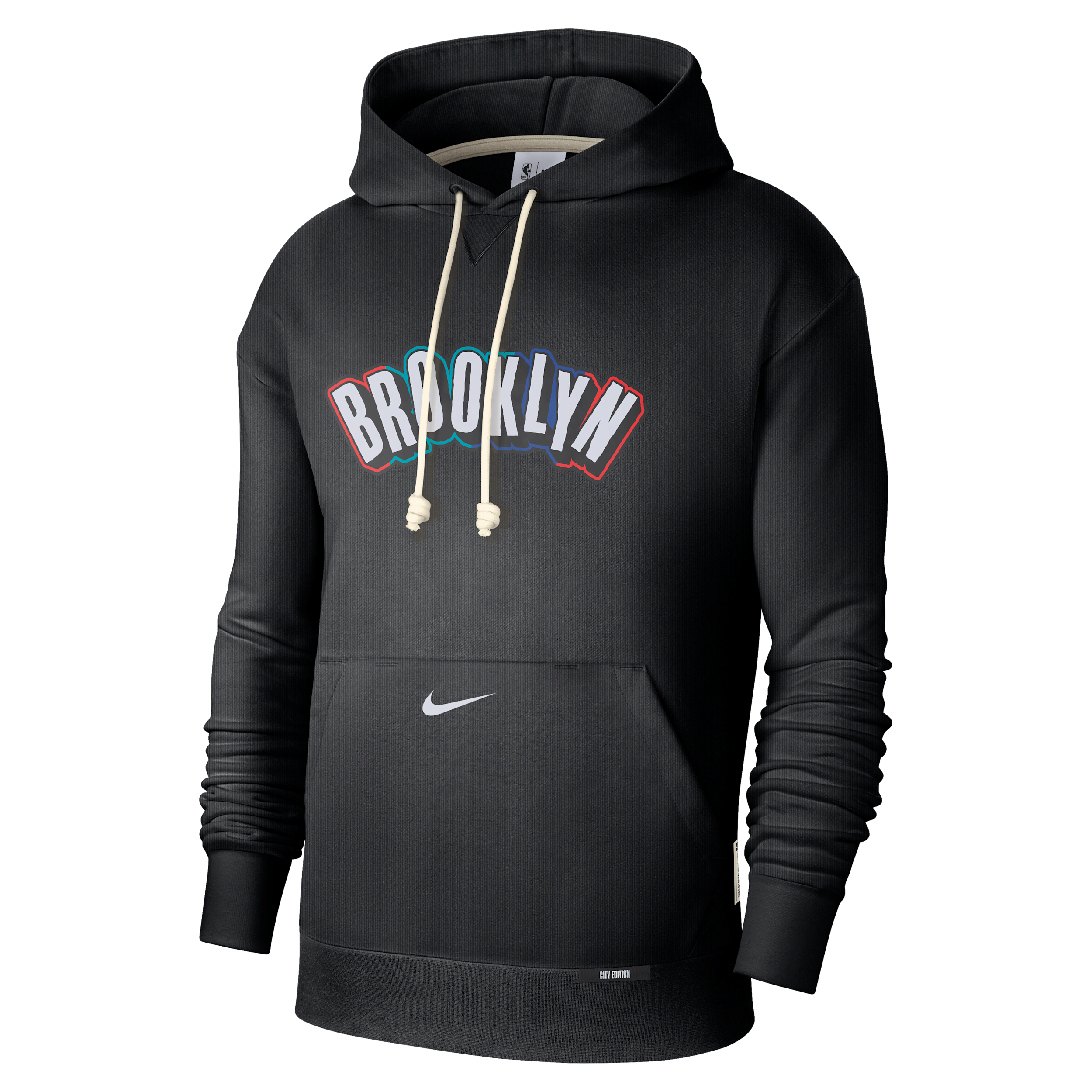Sweat à capuche Nike Dri-FIT NBA Courtside Brooklyn Nets Standard Issue City Edition pour homme - No