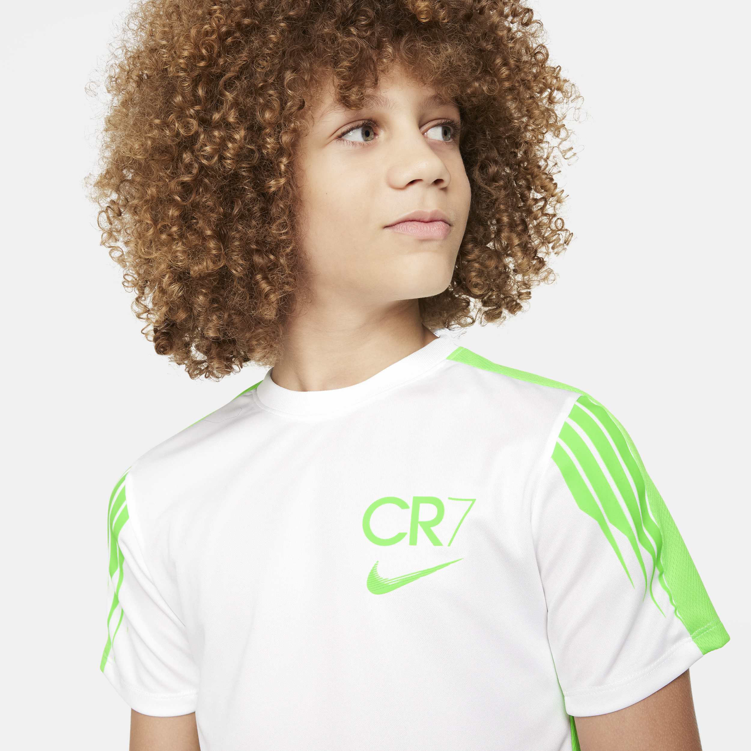 Nike CR7 Dri-FIT Academy 23 voetbaltop voor kids Wit