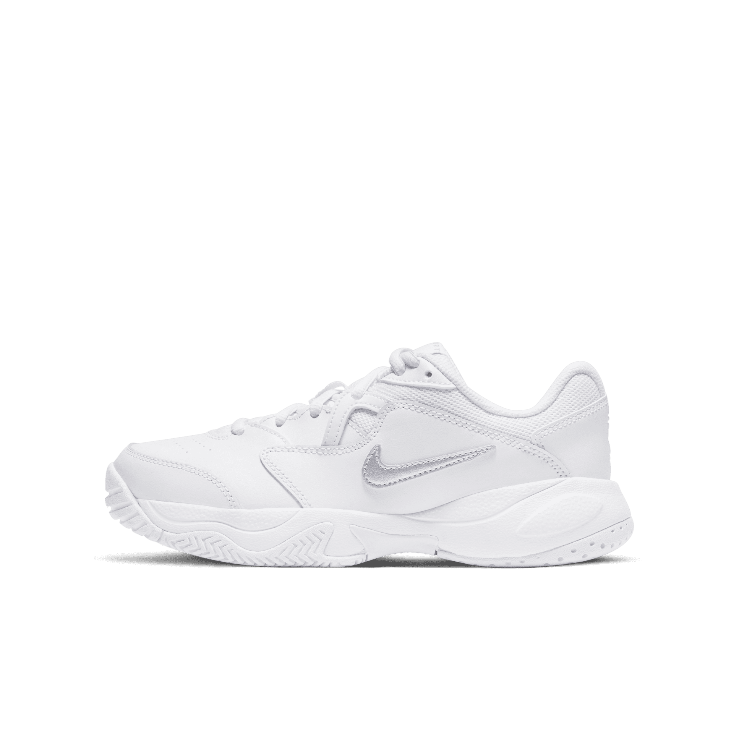 NikeCourt Jr. Lite 2 Older Kids' Tennis Shoe - White