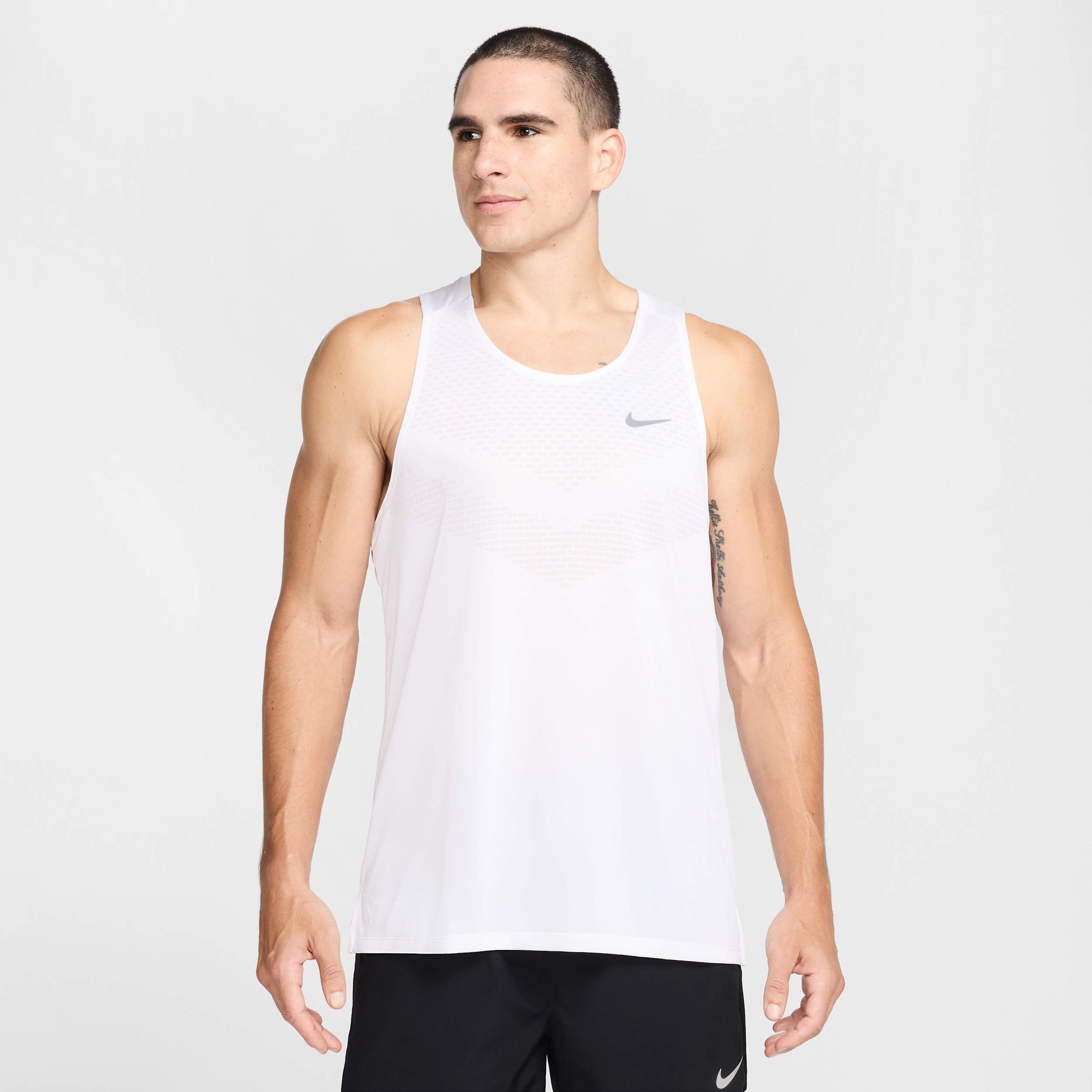Thumbnail - Nike Stride Dri-FIT ADV Lauf-Tanktop (Herren) - Weiß