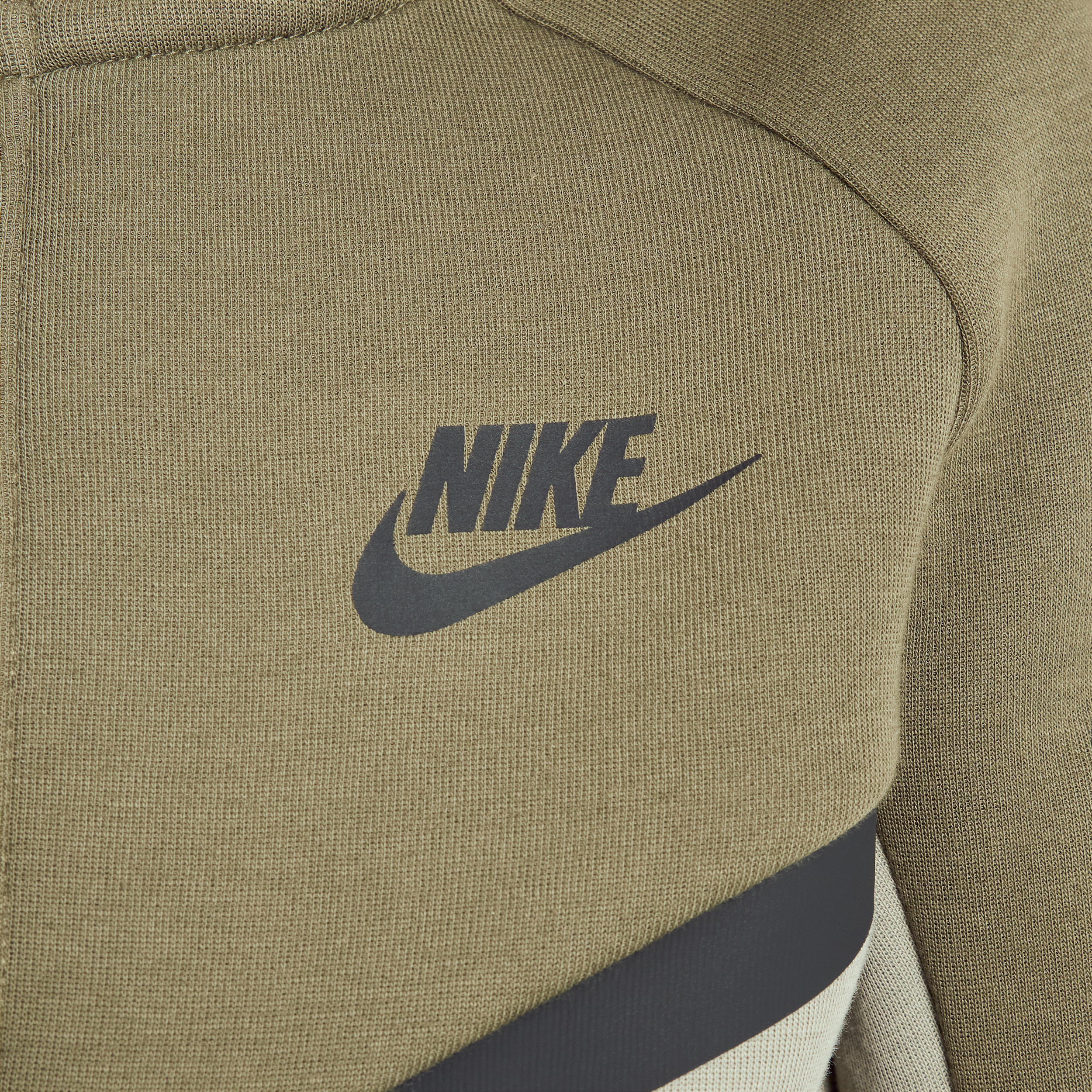 Sweat à capuche et zip Nike Sportswear Tech Fleece pour ado - Vert