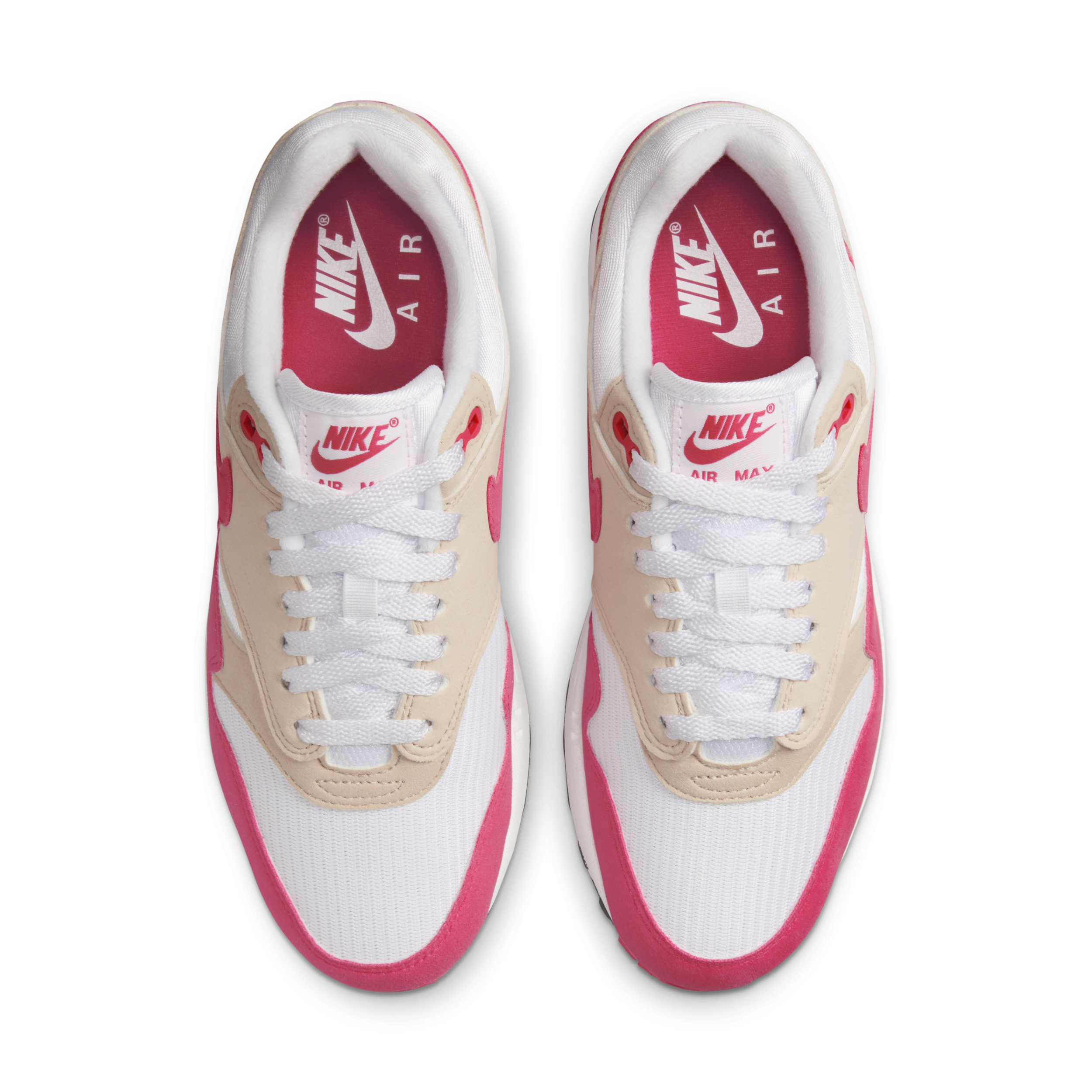 Chaussure Nike Air Max 1 pour femme - Blanc