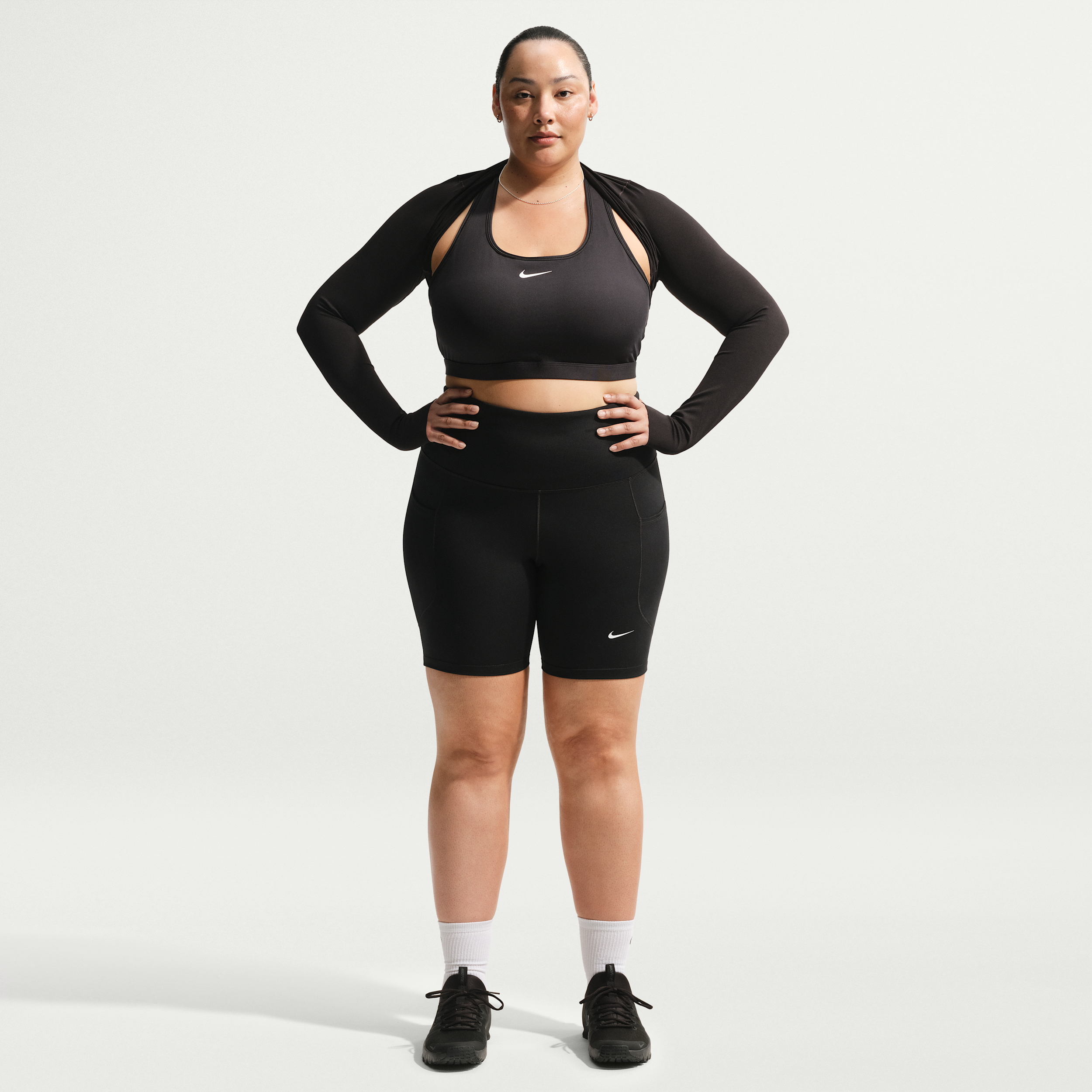 Nike Cycliste Taille Haute 20 Cm Avec Poches Nike One Pour