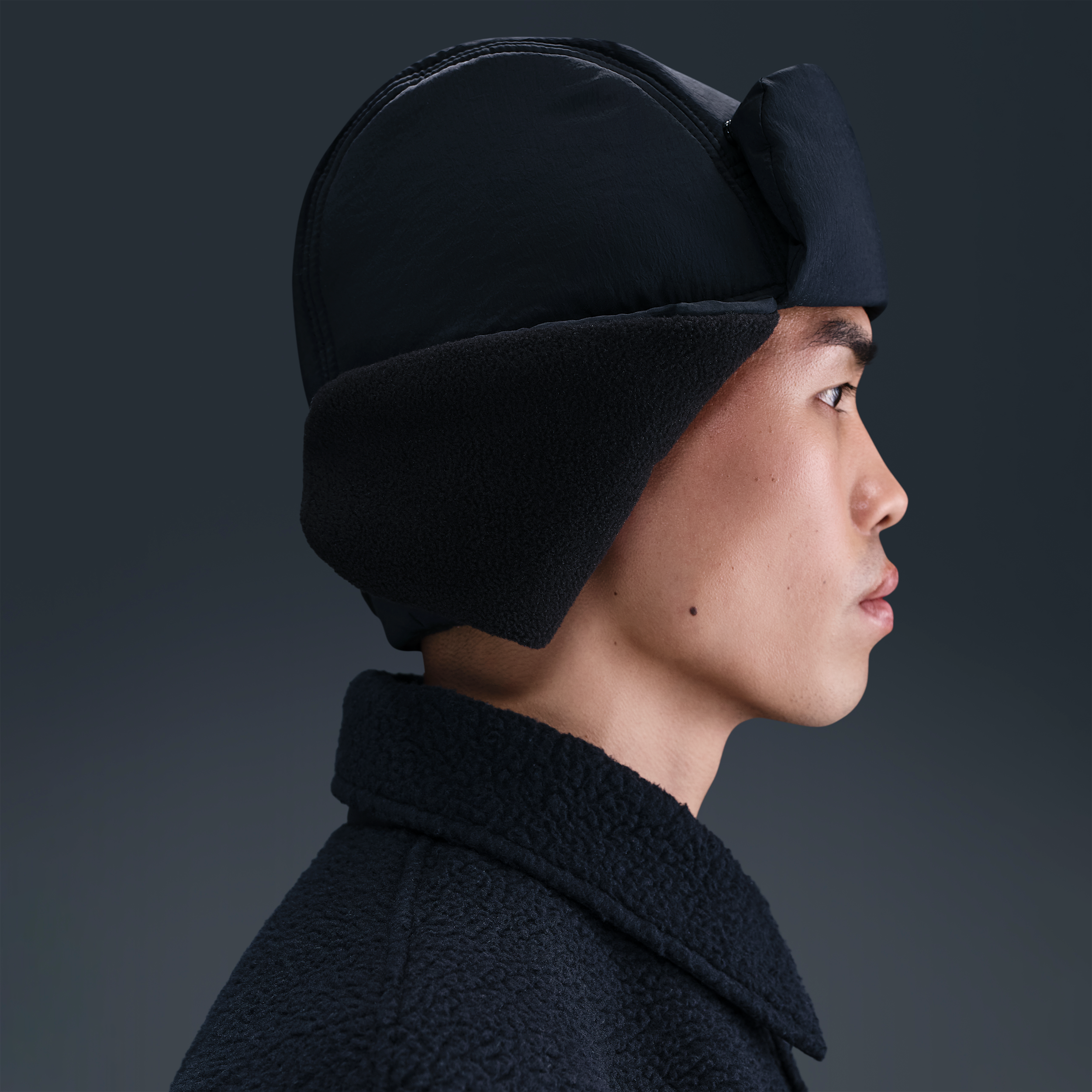 Thumbnail - Nike Fly unstrukturierte Puffer Trapper Cap - Schwarz