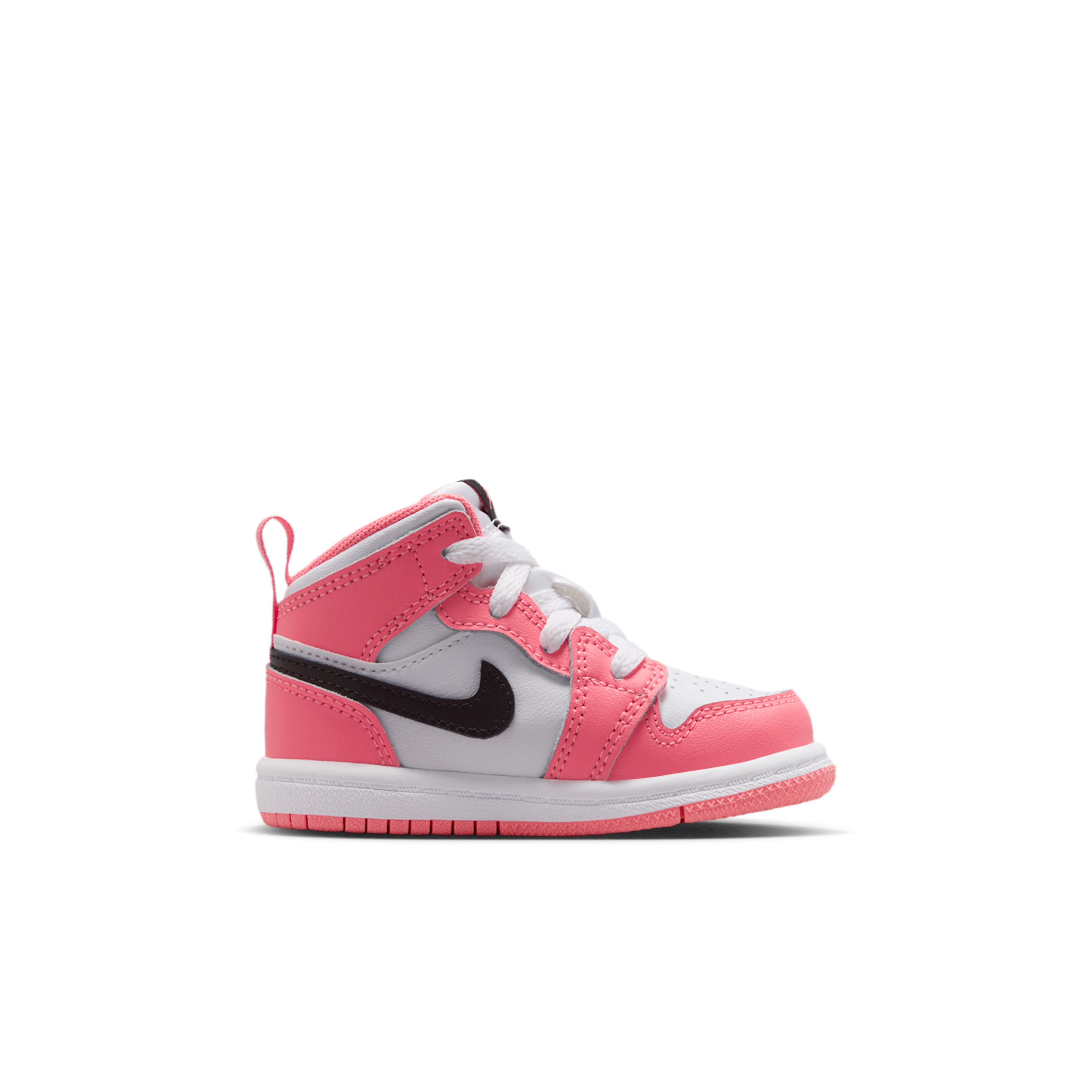 Thumbnail - Jordan 1 Mid Schuh für Babys und Kleinkinder - Pink