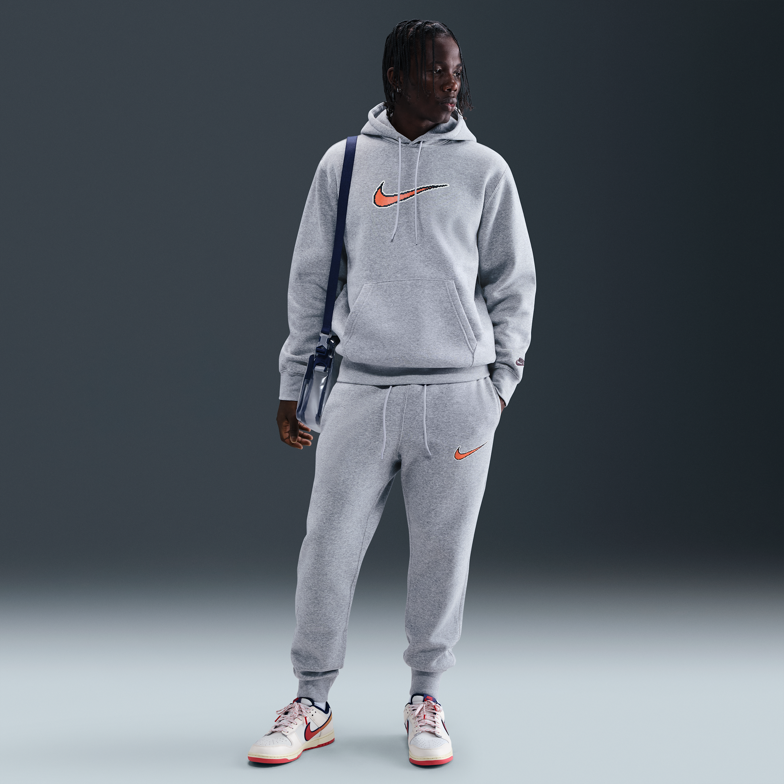 Nike Club Men's Fleece Joggers - Grey - Fleece