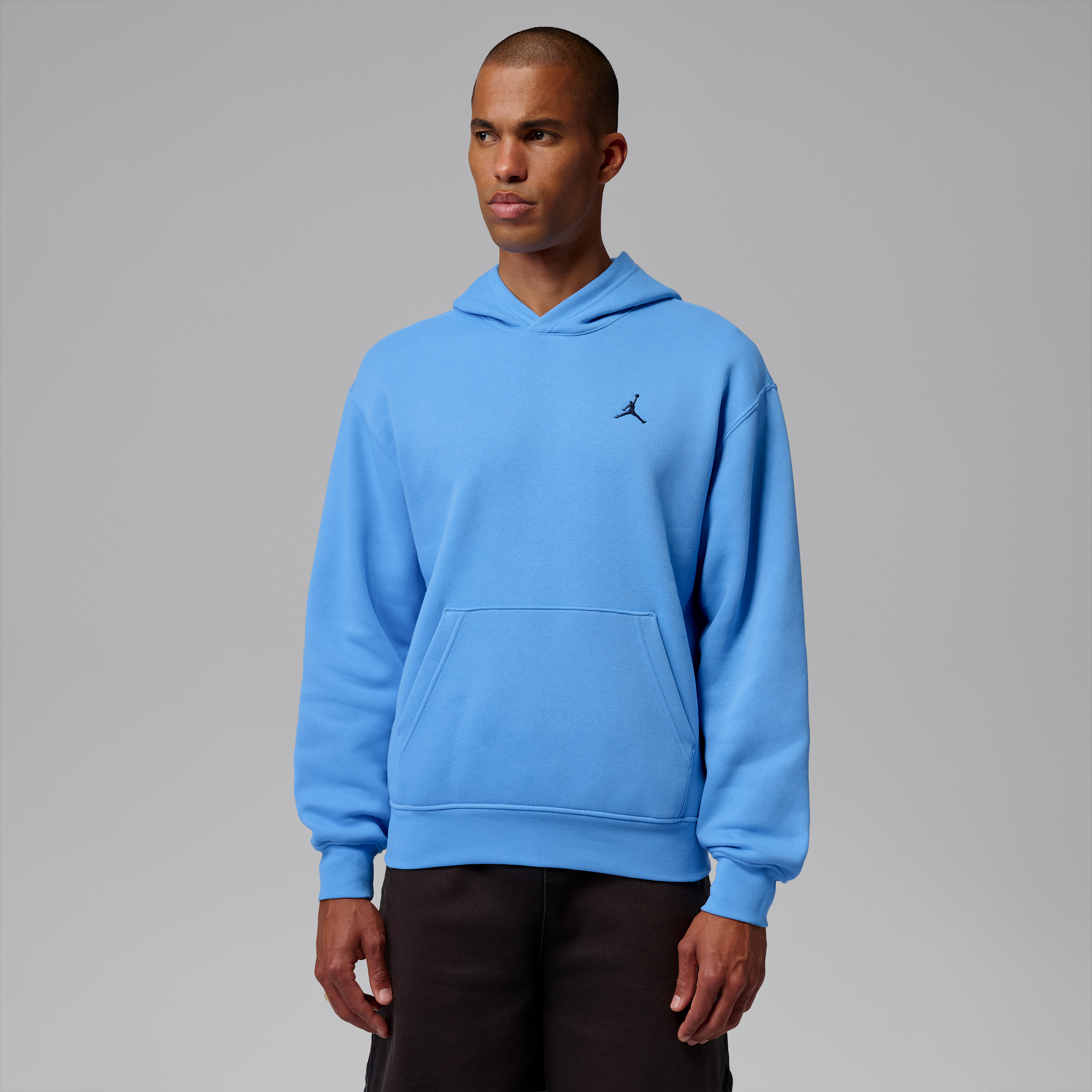 Felpa pullover con cappuccio Jordan Brooklyn Fleece – Uomo - Blu