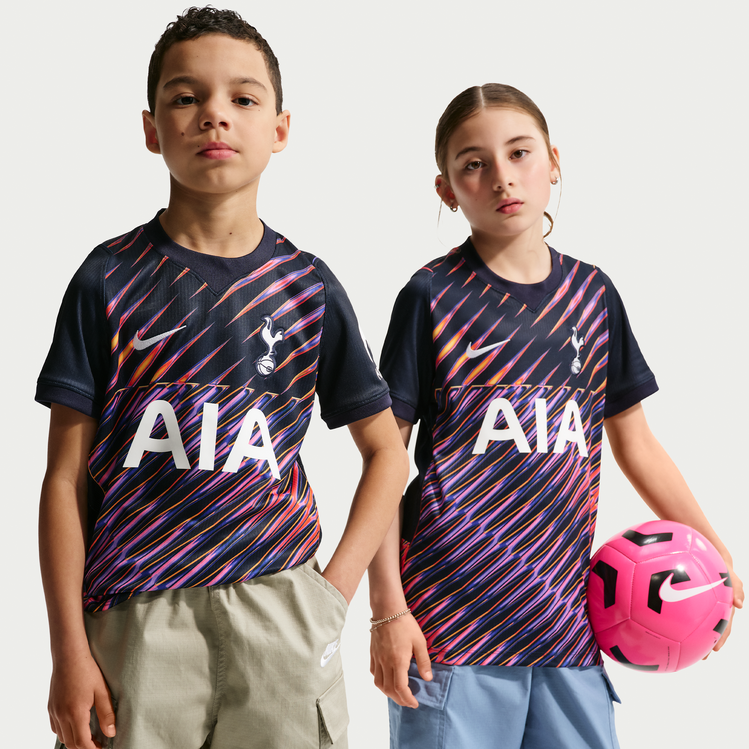 Tottenham Hotspur 2026/27 Stadium Away Nike Dri-FIT Replica-fodboldtrøje til større børn - blå