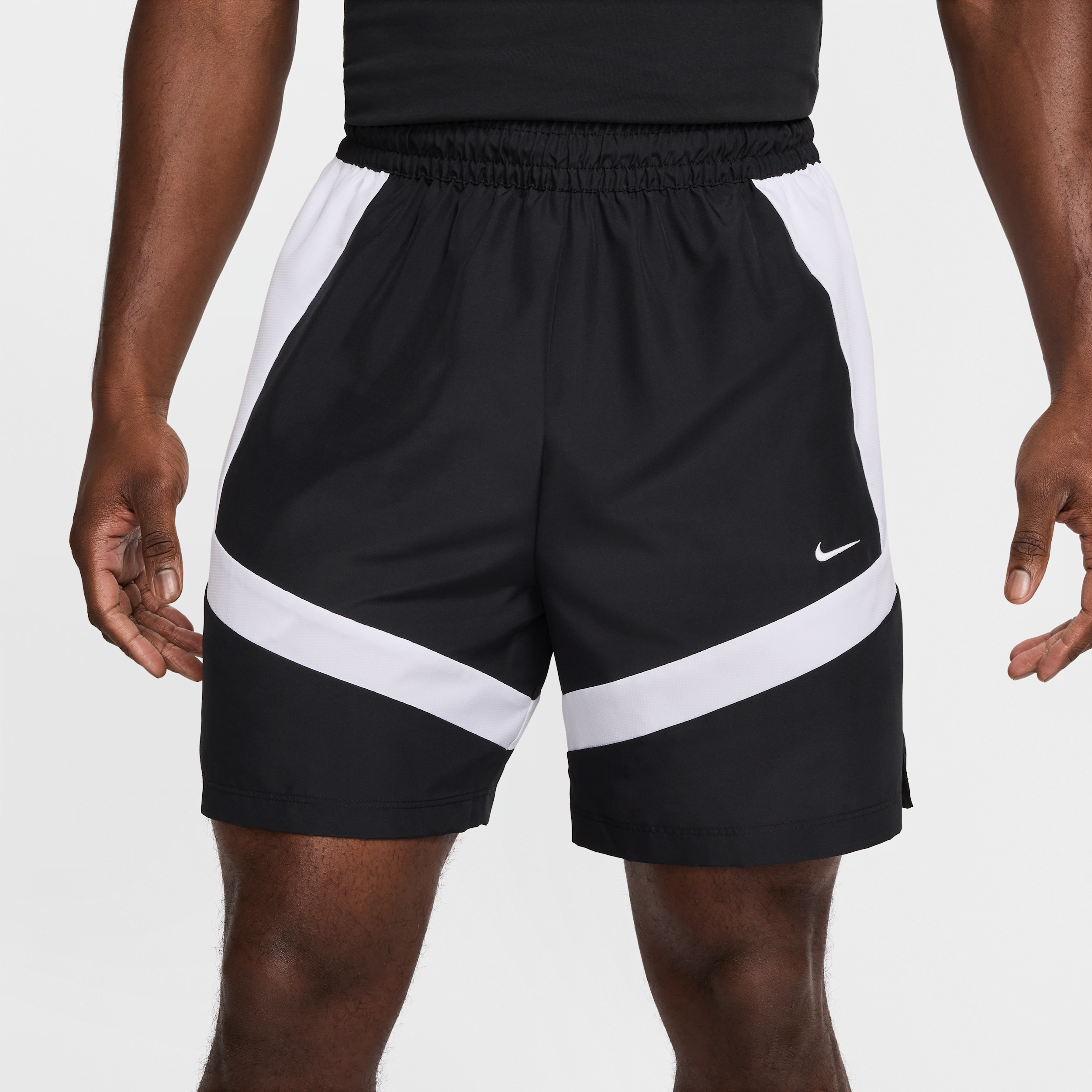 Short de basket tissé Nike Icon 15 cm pour homme - Noir