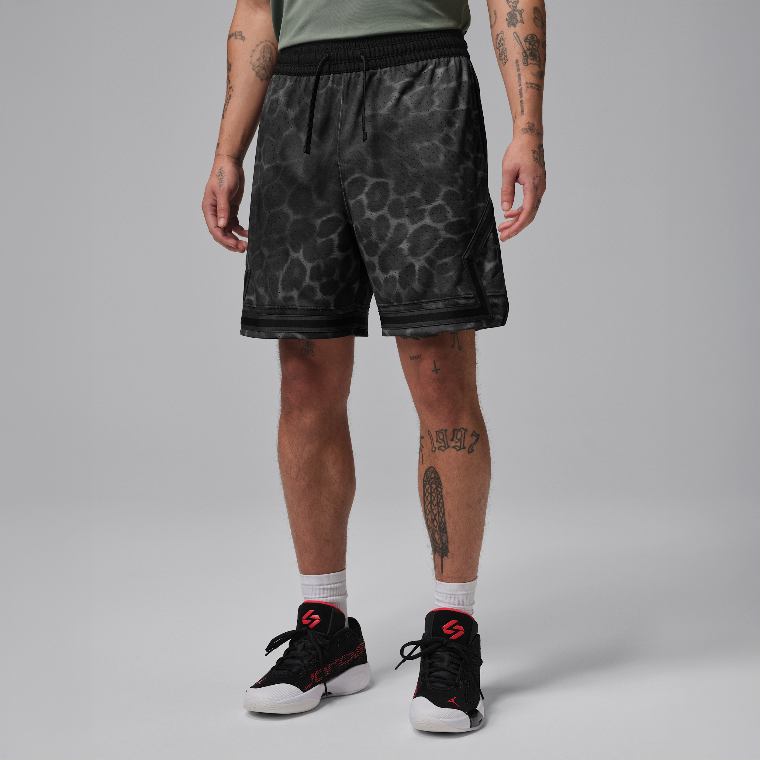 Shorts Diamond Dri-FIT stampati Jordan Sport – Uomo - Nero