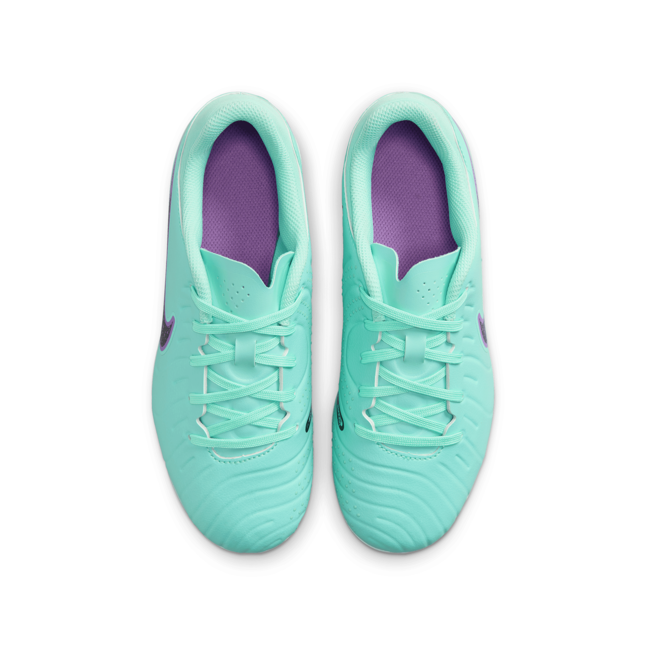Nike Jr. Tiempo Legend 10 Academy low-top voetbalschoenen voor kleuters kids (meerdere ondergronden) Groen