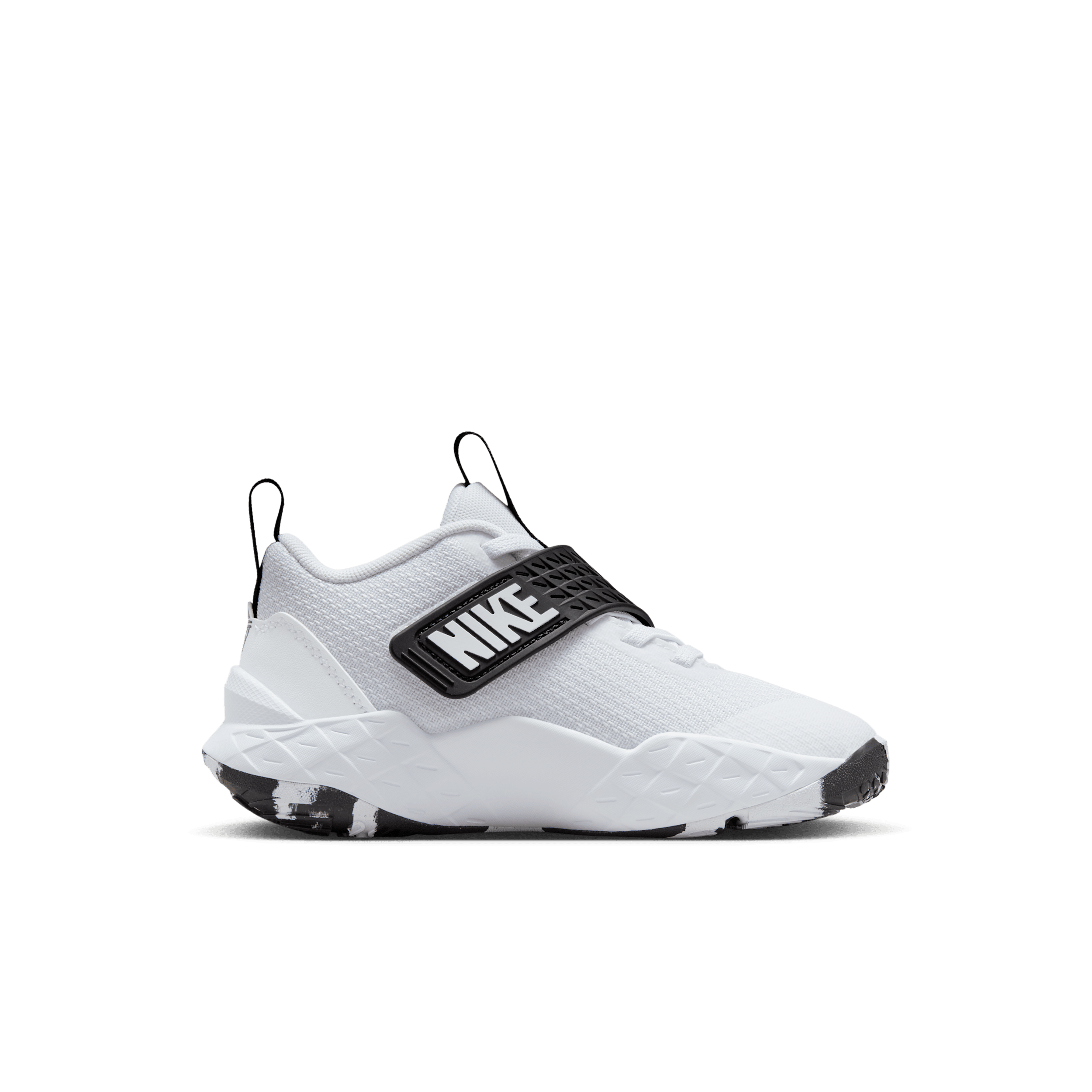 Thumbnail - Nike Team Hustle D 12 Schuh (jüngere Kinder) - Weiß