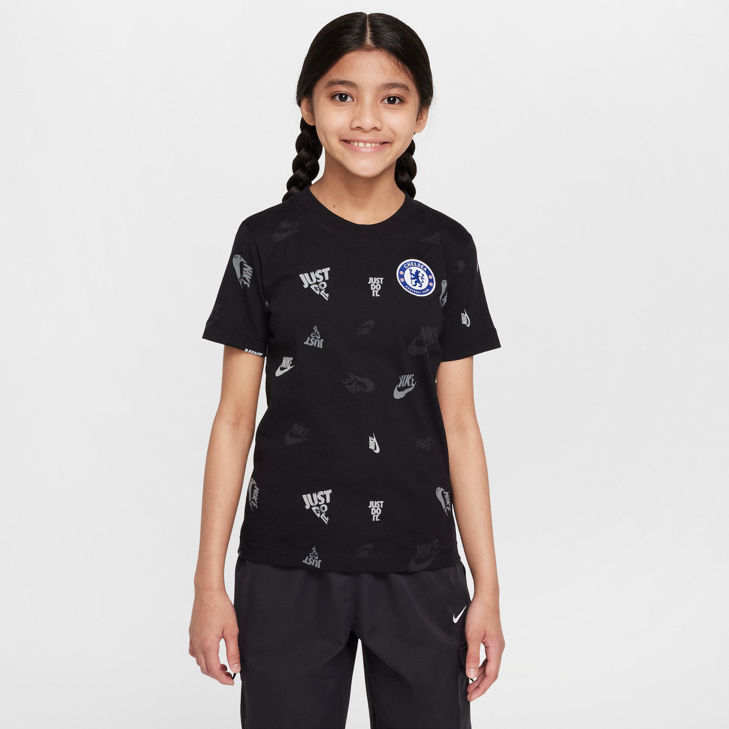 Nike Chelsea FC  voetbalshirt met print voor kids - Zwart