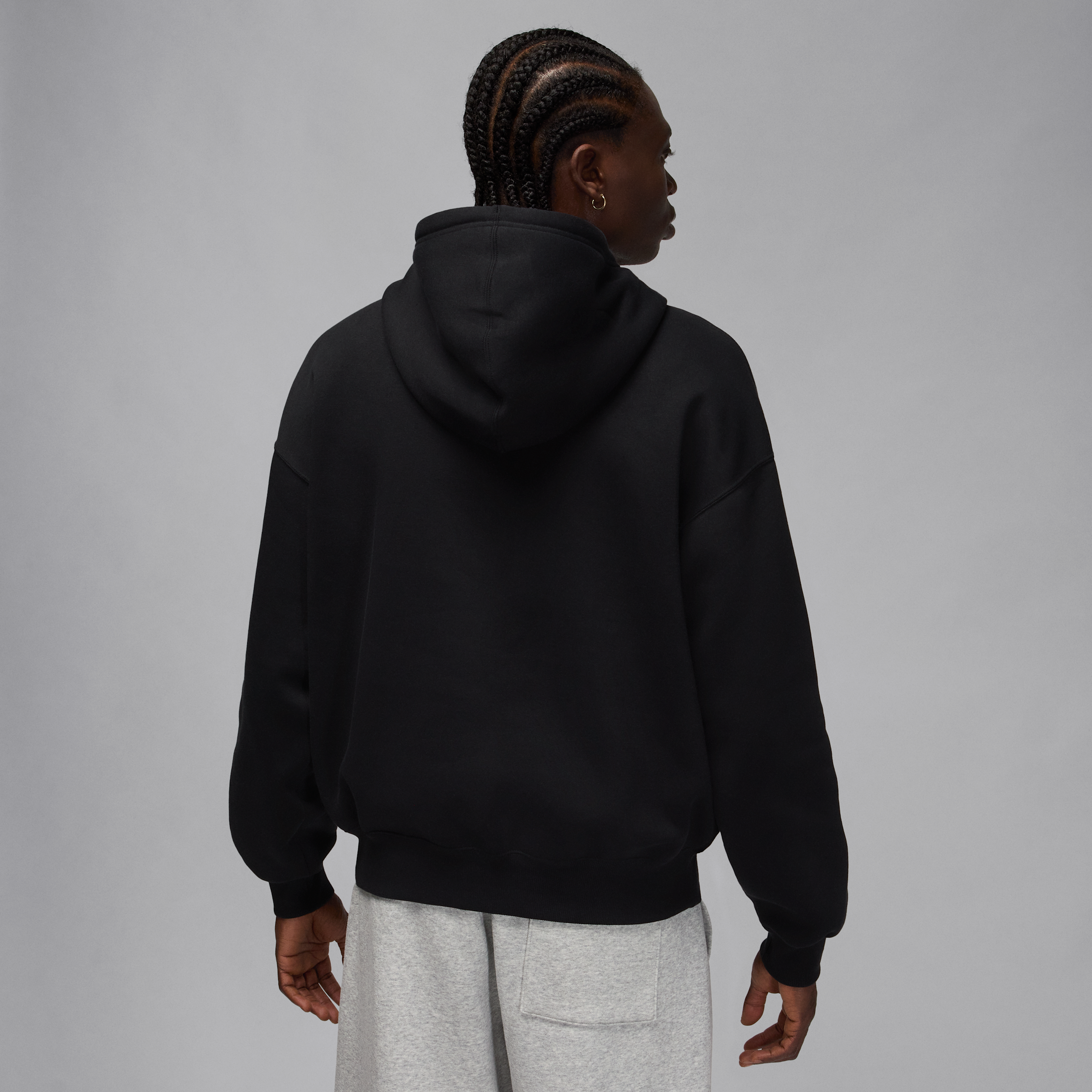 Thumbnail - Jordan Brooklyn Fleece Oversize-Kapuzenjacke (Herren) - Schwarz