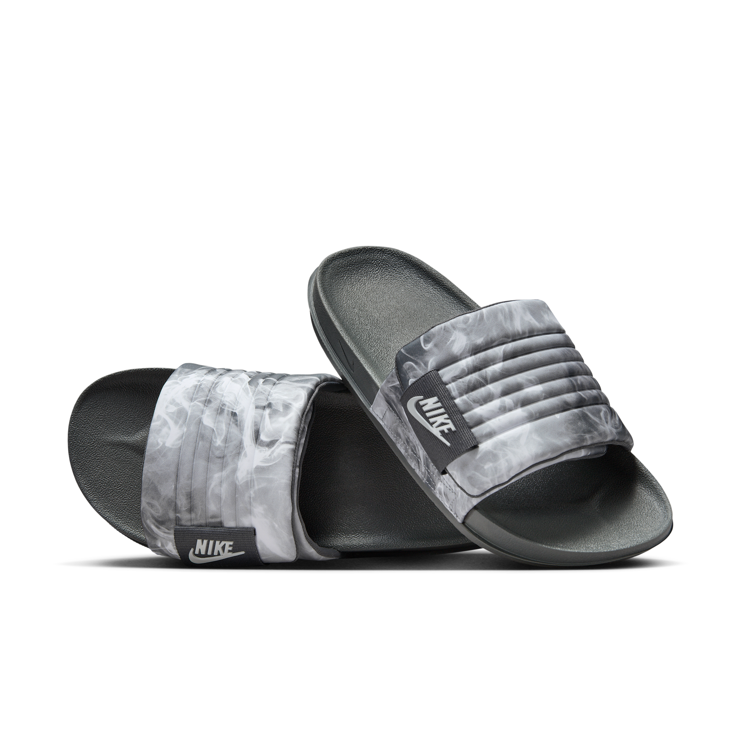 Thumbnail - Nike Offcourt Adjust Slides (Herren) - Grau