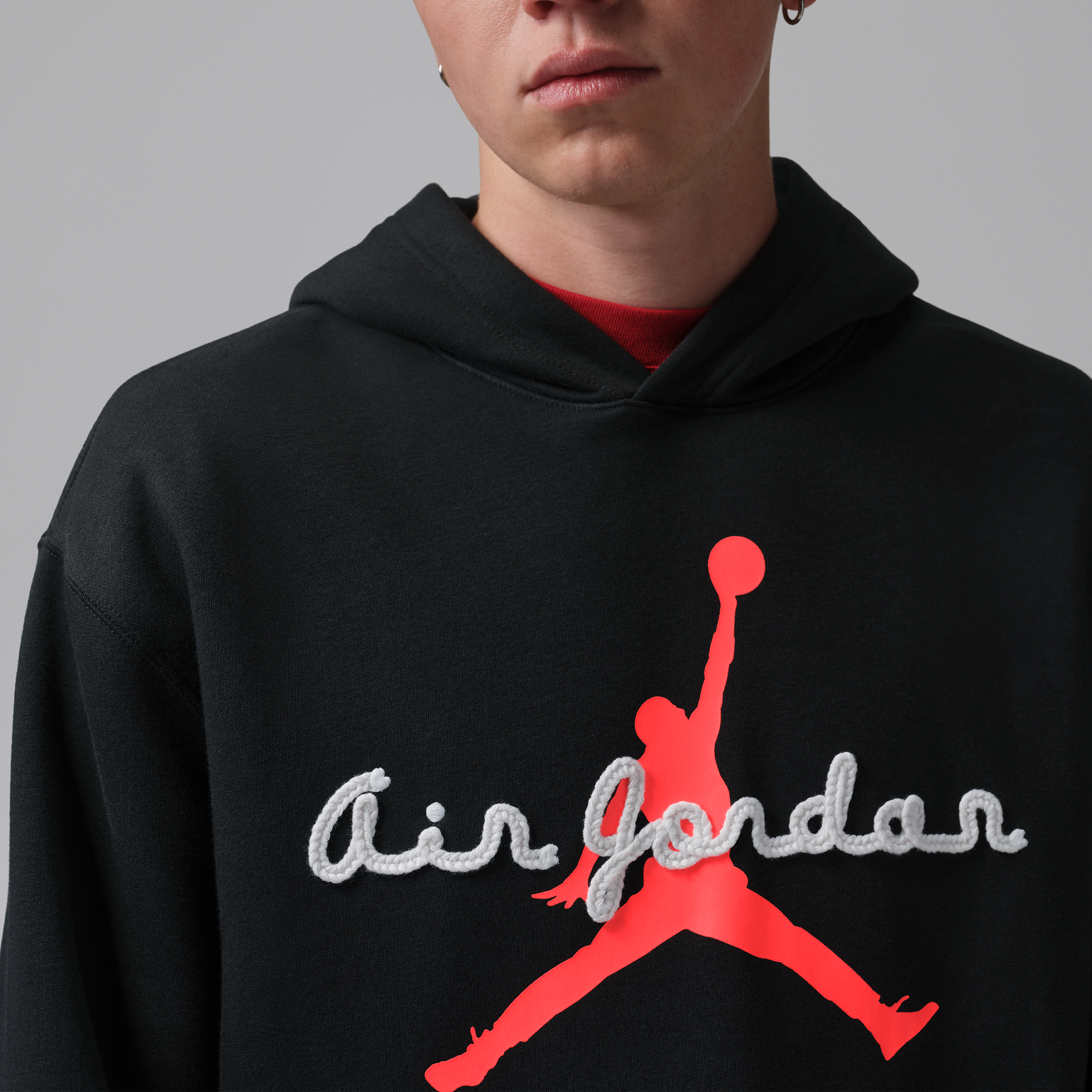 Thumbnail - Jordan Brooklyn Fleece Hoodie (Herren) - Schwarz