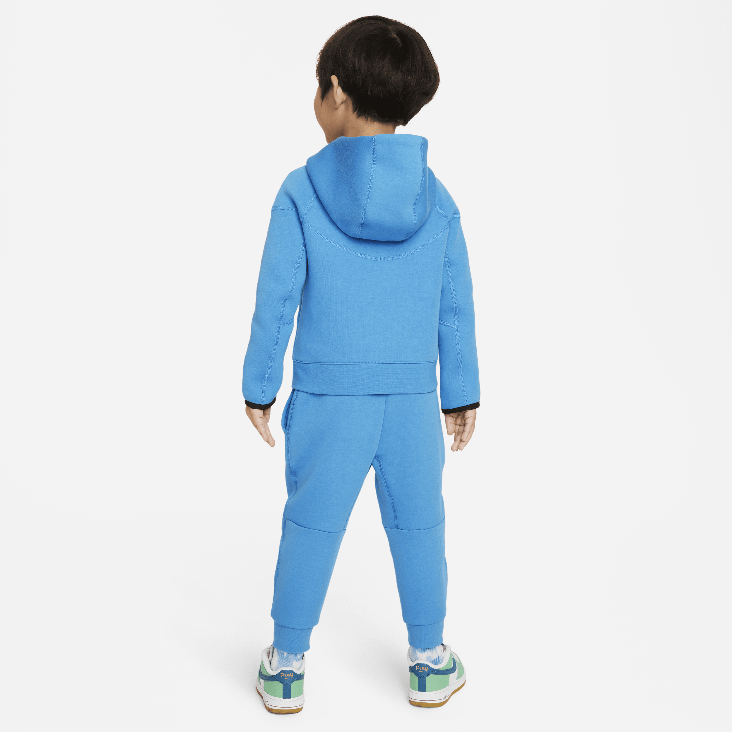 Nike Sportswear Tech Fleece Full-Zip Set tweedelige hoodieset voor peuters Blauw