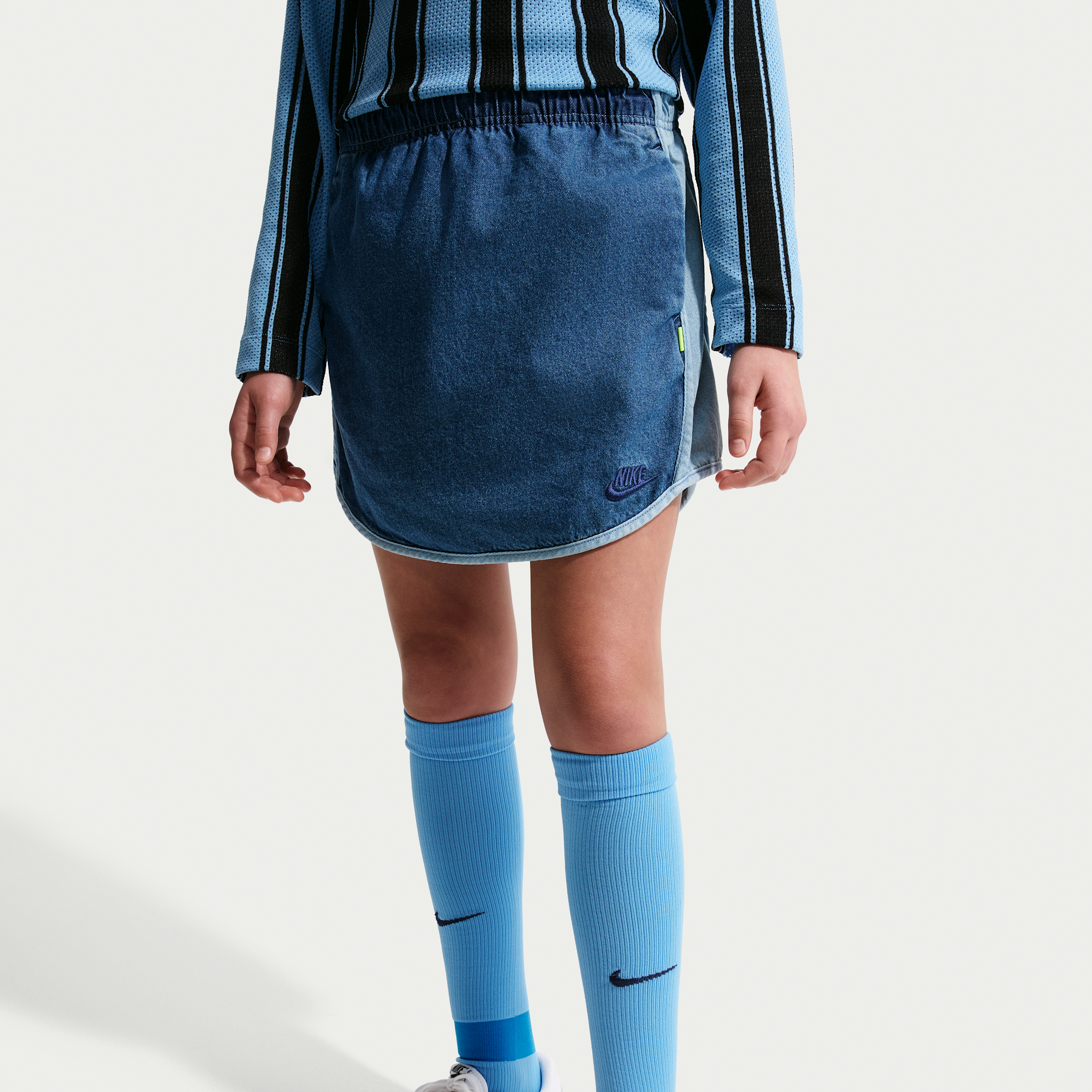 Thumbnail - Nike Collection Denimrock (ältere Kinder, Mädchen) - Blau