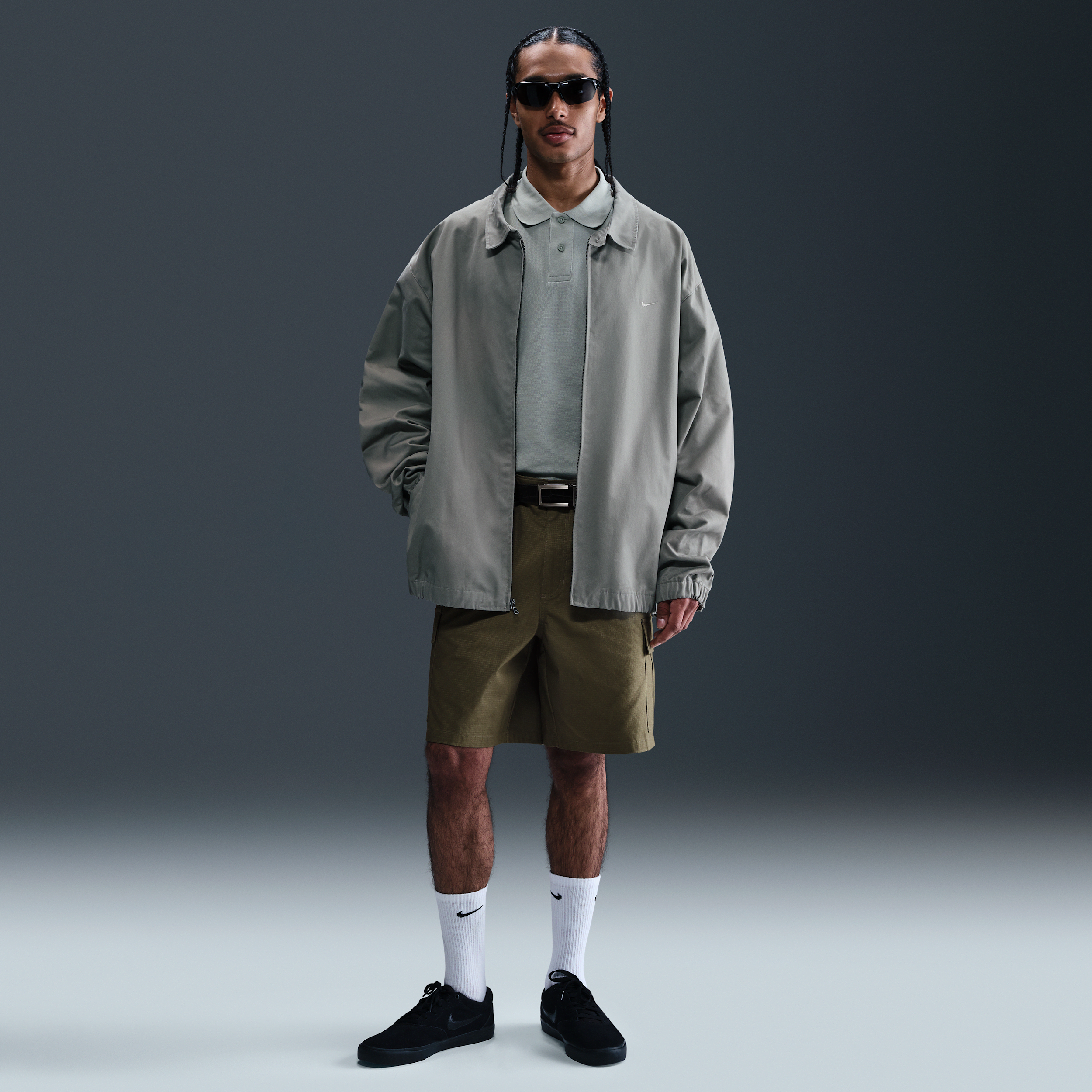 Thumbnail - Nike Club Cargo-Webshorts für Herren - Grün