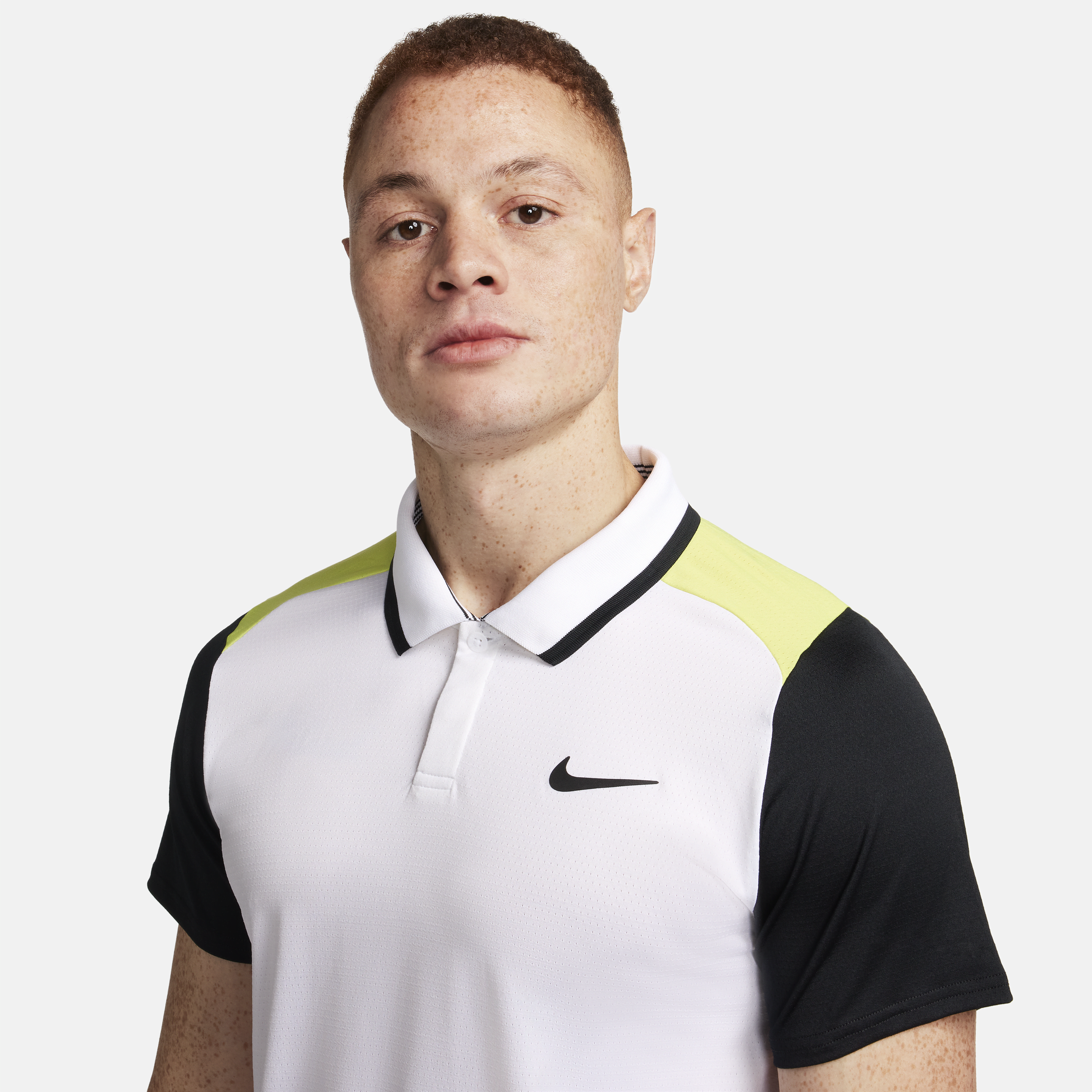 Nike Court Advantage Dri-FIT tennispolo voor heren Wit