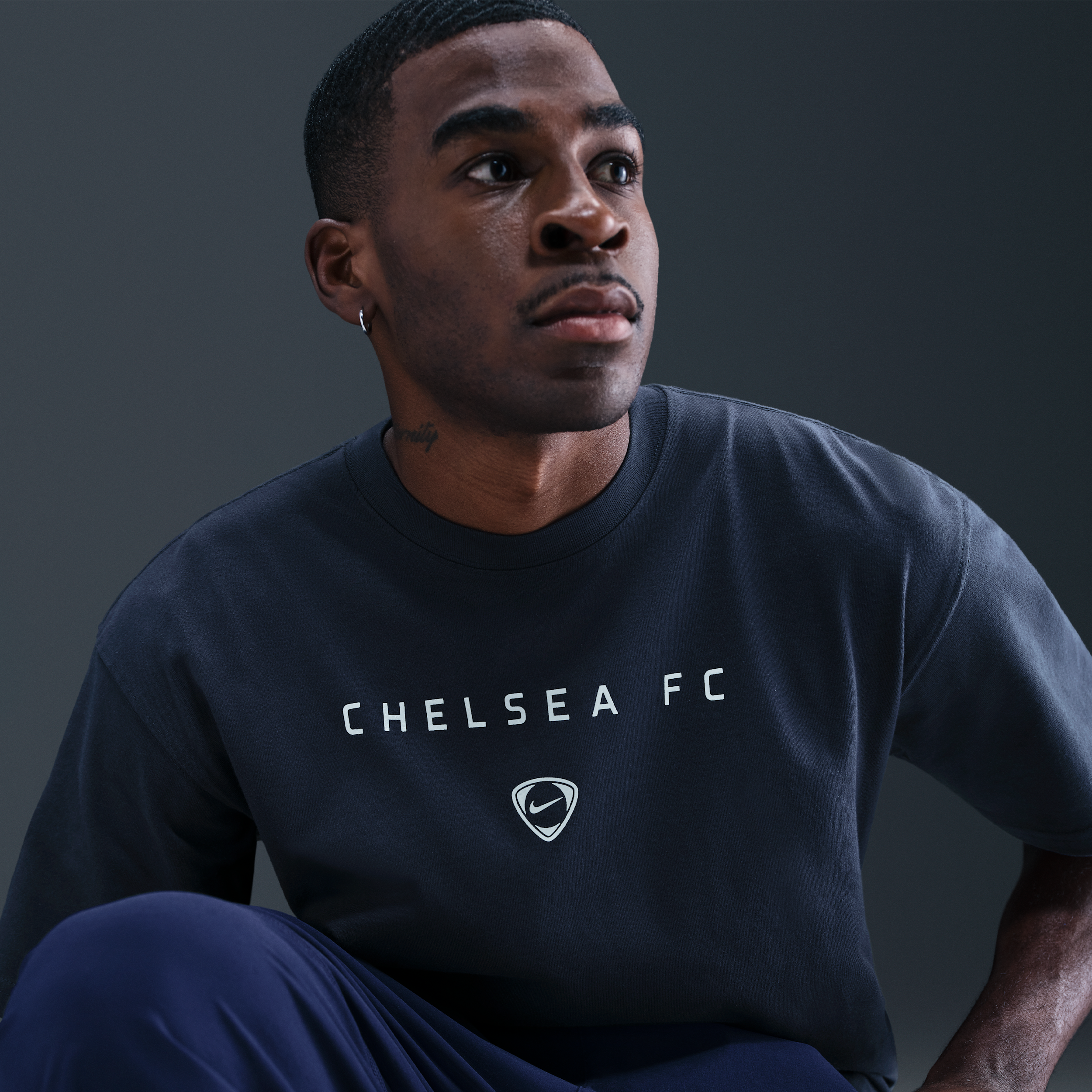 Thumbnail - FC Chelsea Nike Total 90 Fußball-T-Shirt (Herren) - Blau