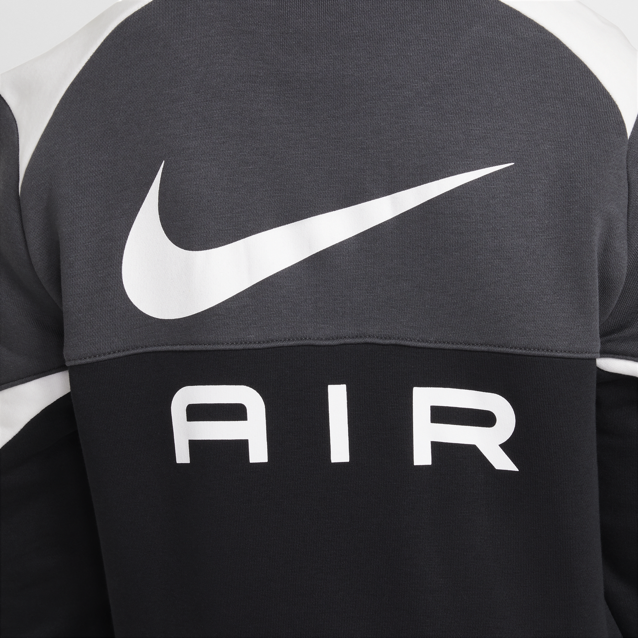 Sweat à col ras-du-cou Nike Air pour ado - Noir