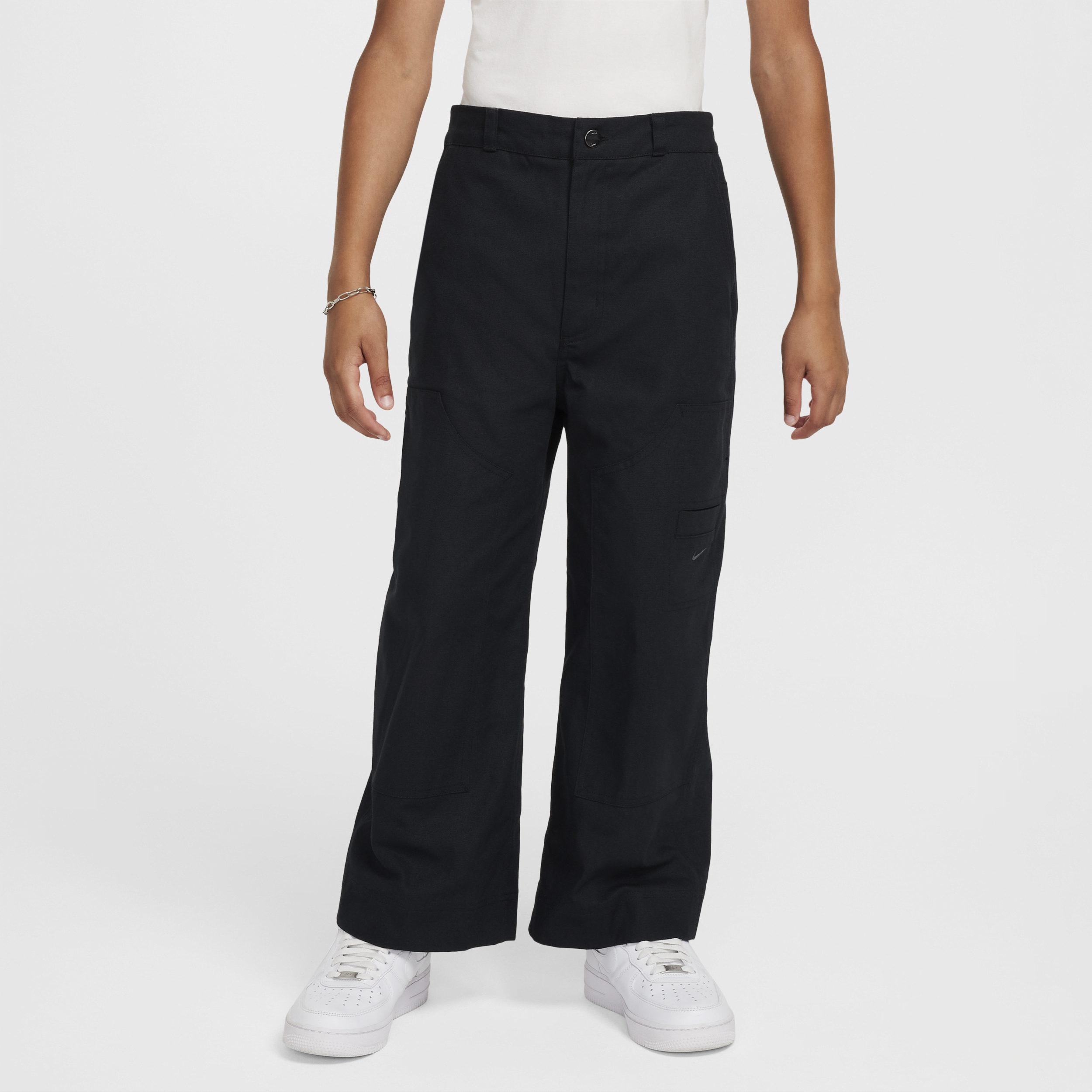 Pantalon style charpentier Nike Sportswear Metro Ground pour ado - Noir