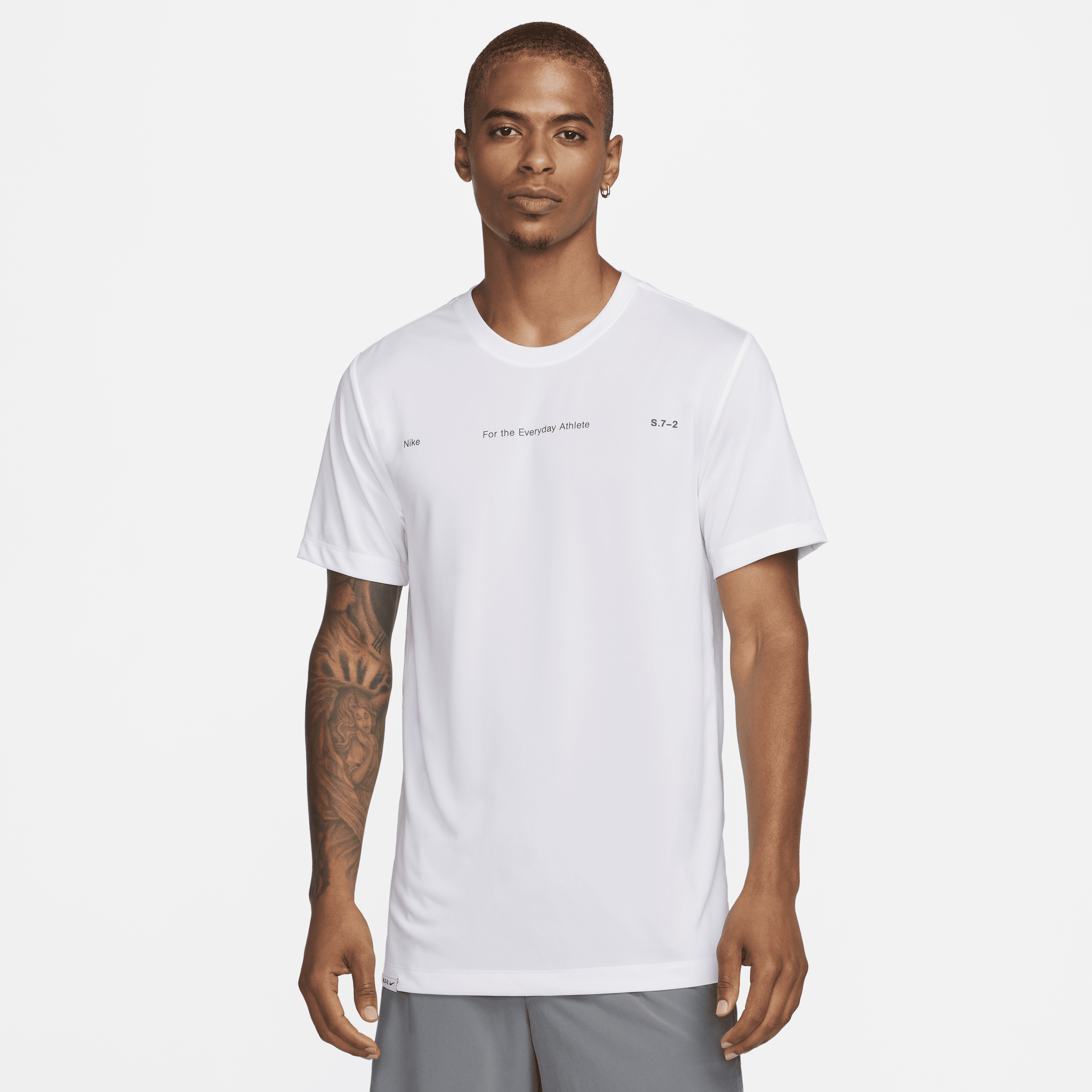 Nike Dri-FIT Fitness T-shirt voor heren Wit