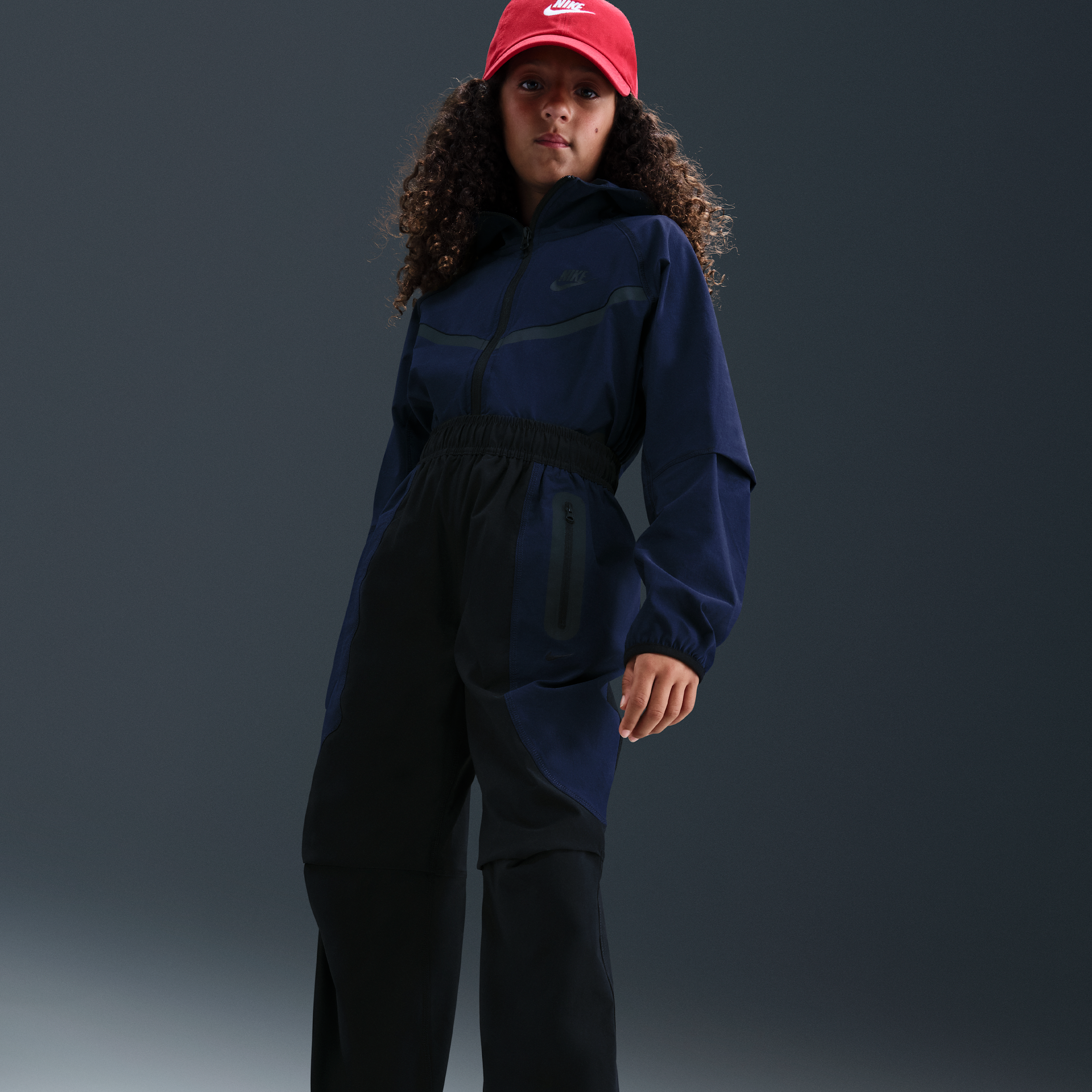 Thumbnail - Nike Tech Webhose (ältere Kinder, Jungen) - Schwarz