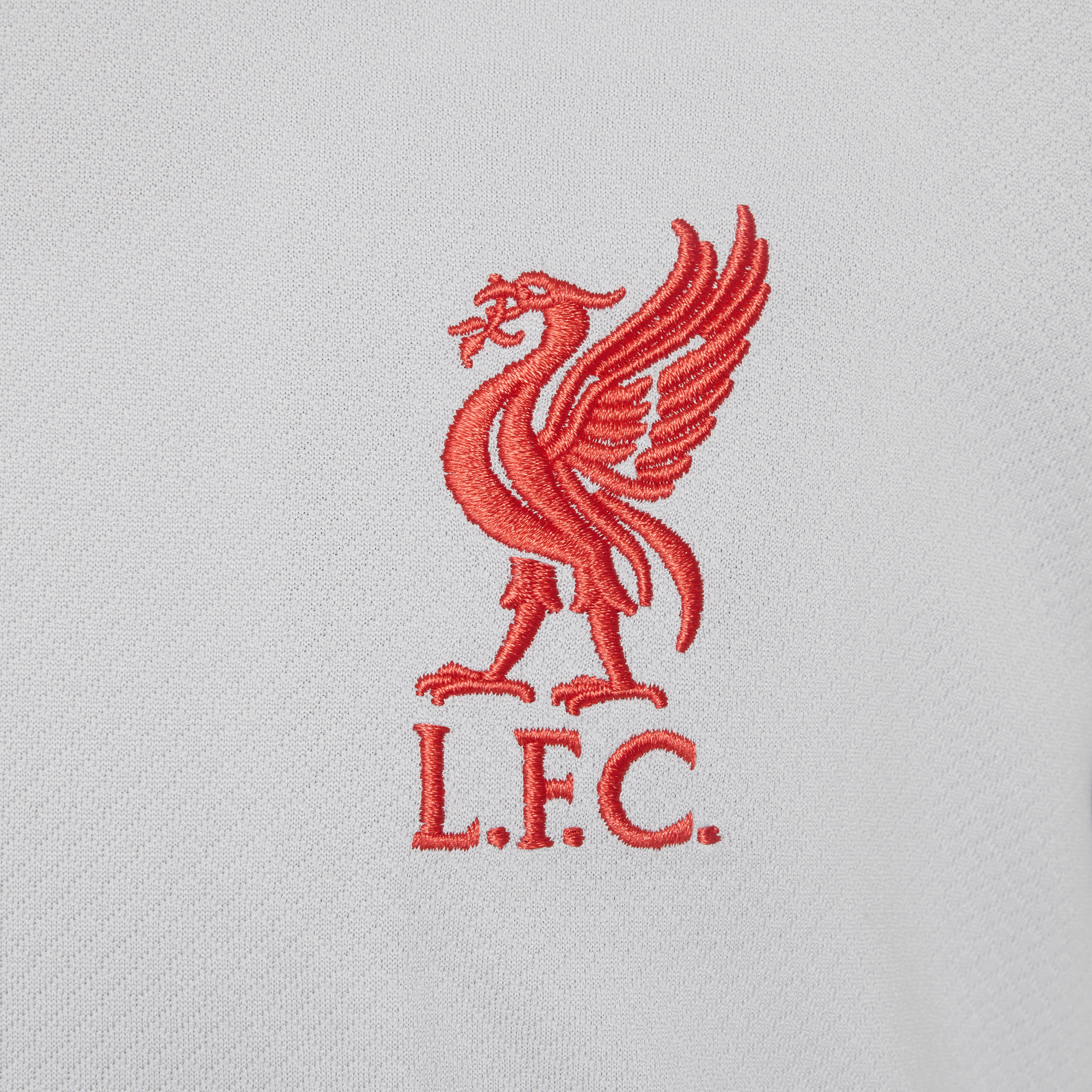 3e haut de foot en maille à manches courtes Nike Dri-FIT Liverpool FC Strike pour ado - Gris
