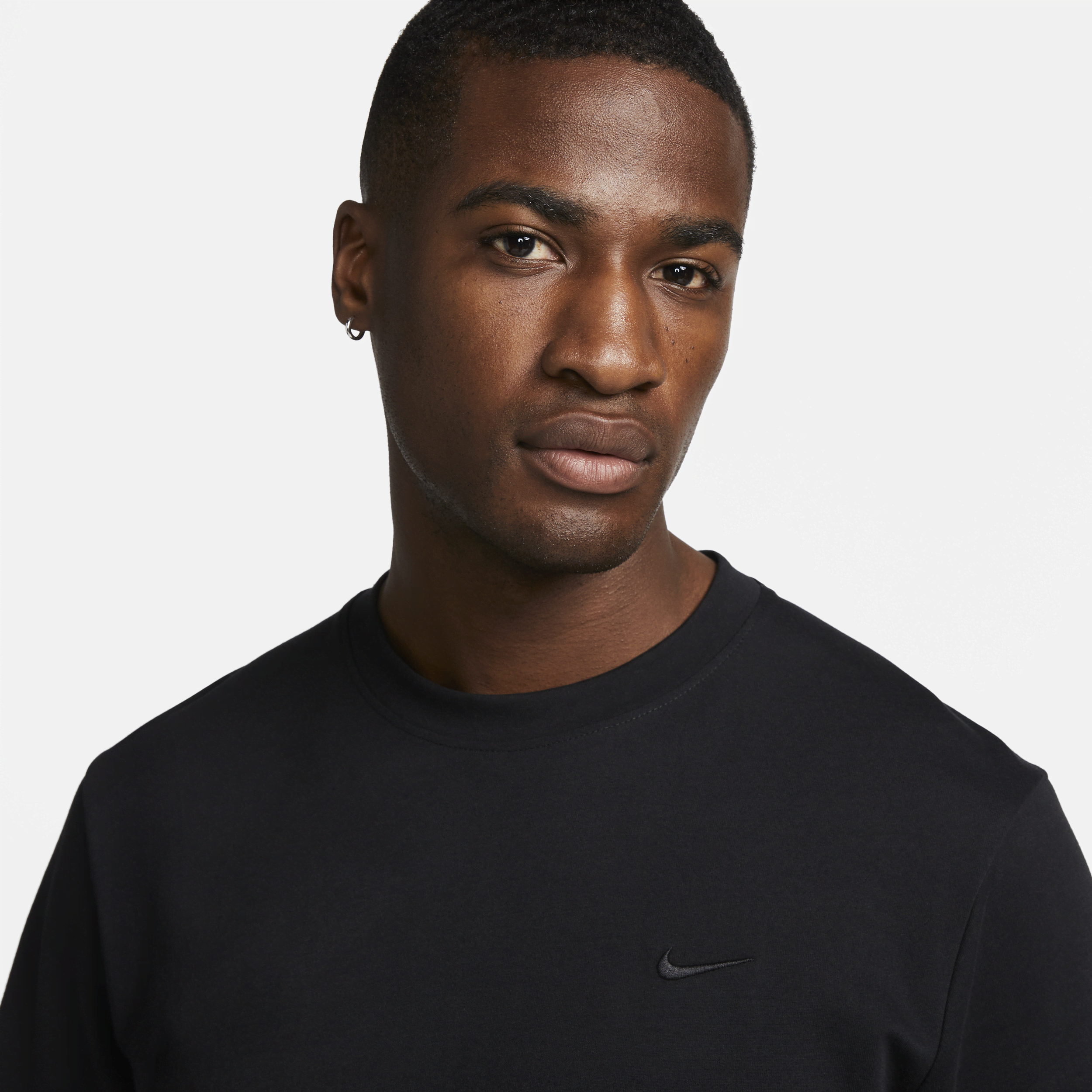 Haut à manches courtes Dri-FIT Nike Primary pour homme - Noir