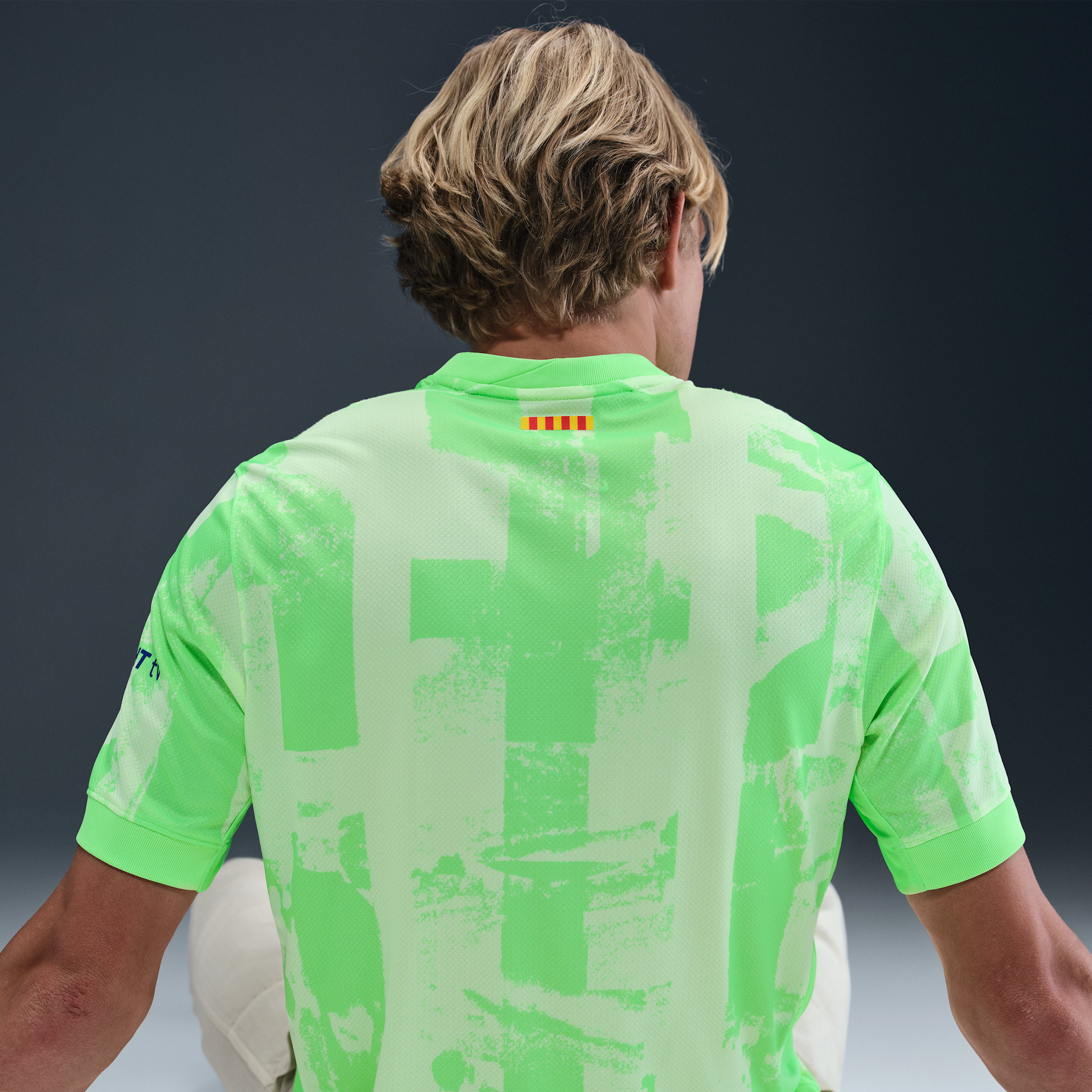 Thumbnail - FC Barcelona 2024/25 Stadium Third Nike Dri-FIT Replika-Fußballtrikot (Herren) - Gelb