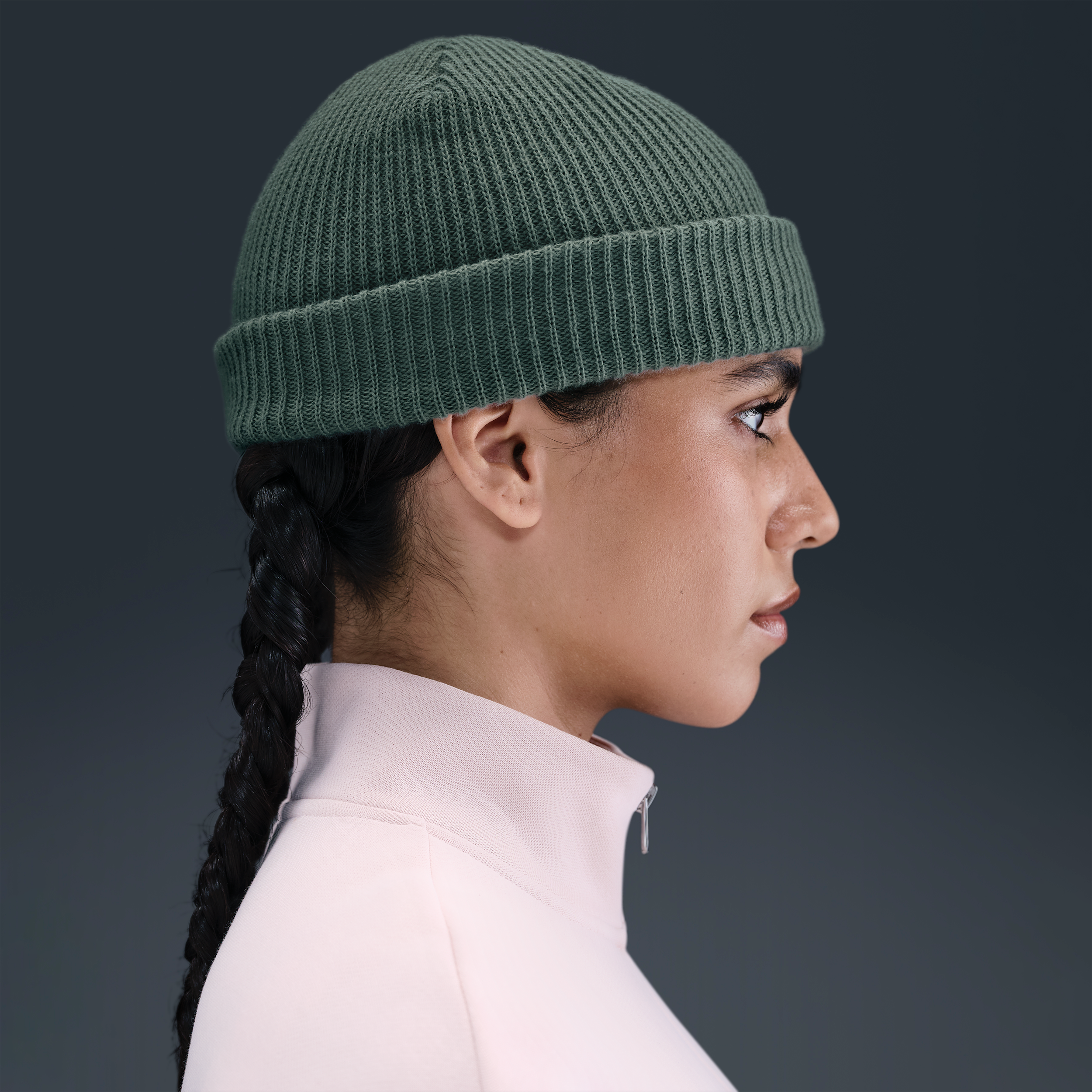 Thumbnail - Nike Terra Futura365 Beanie mit kurzem Umschlag - Grau