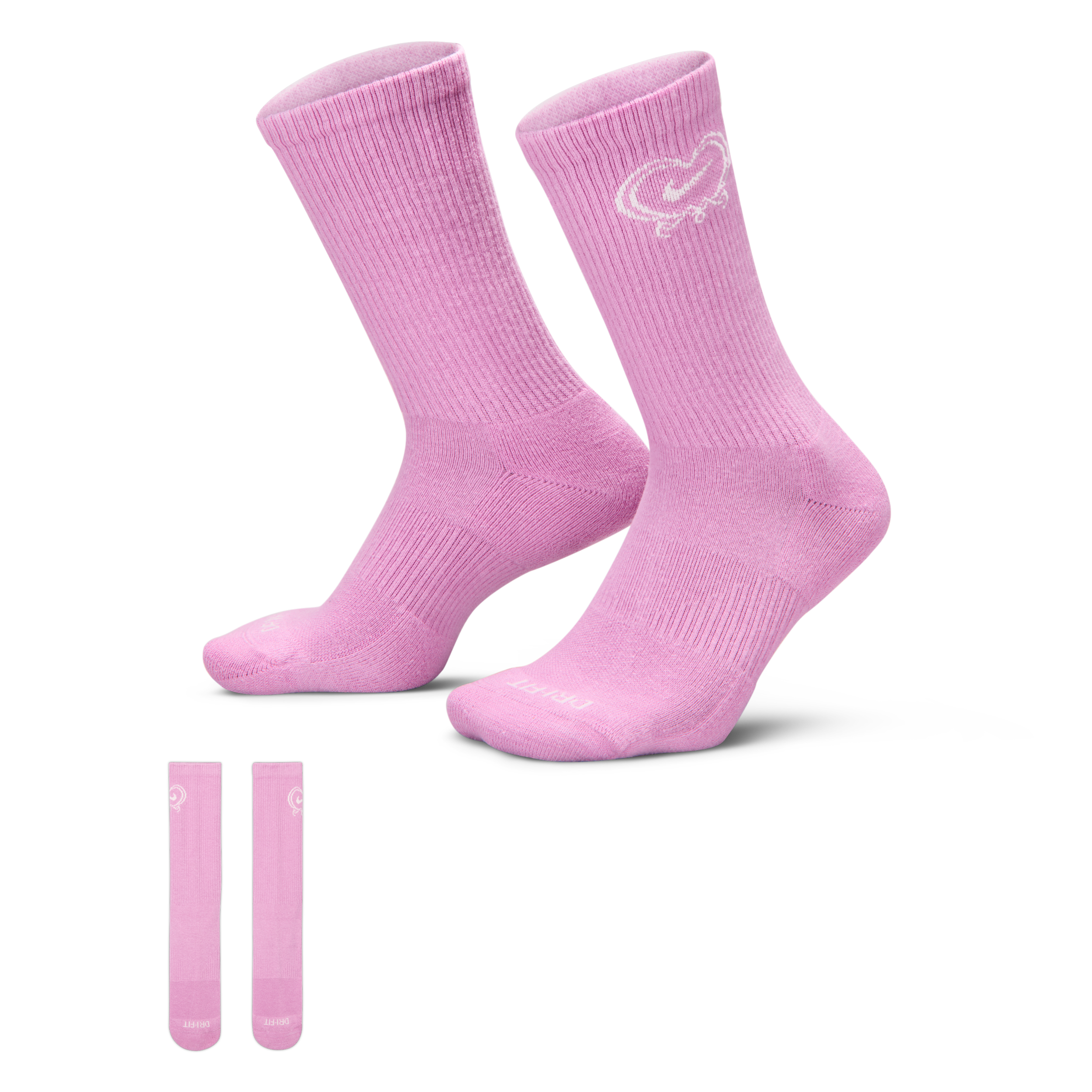 Calze di media lunghezza ammortizzate Nike Everyday Plus (1 paio) - Viola