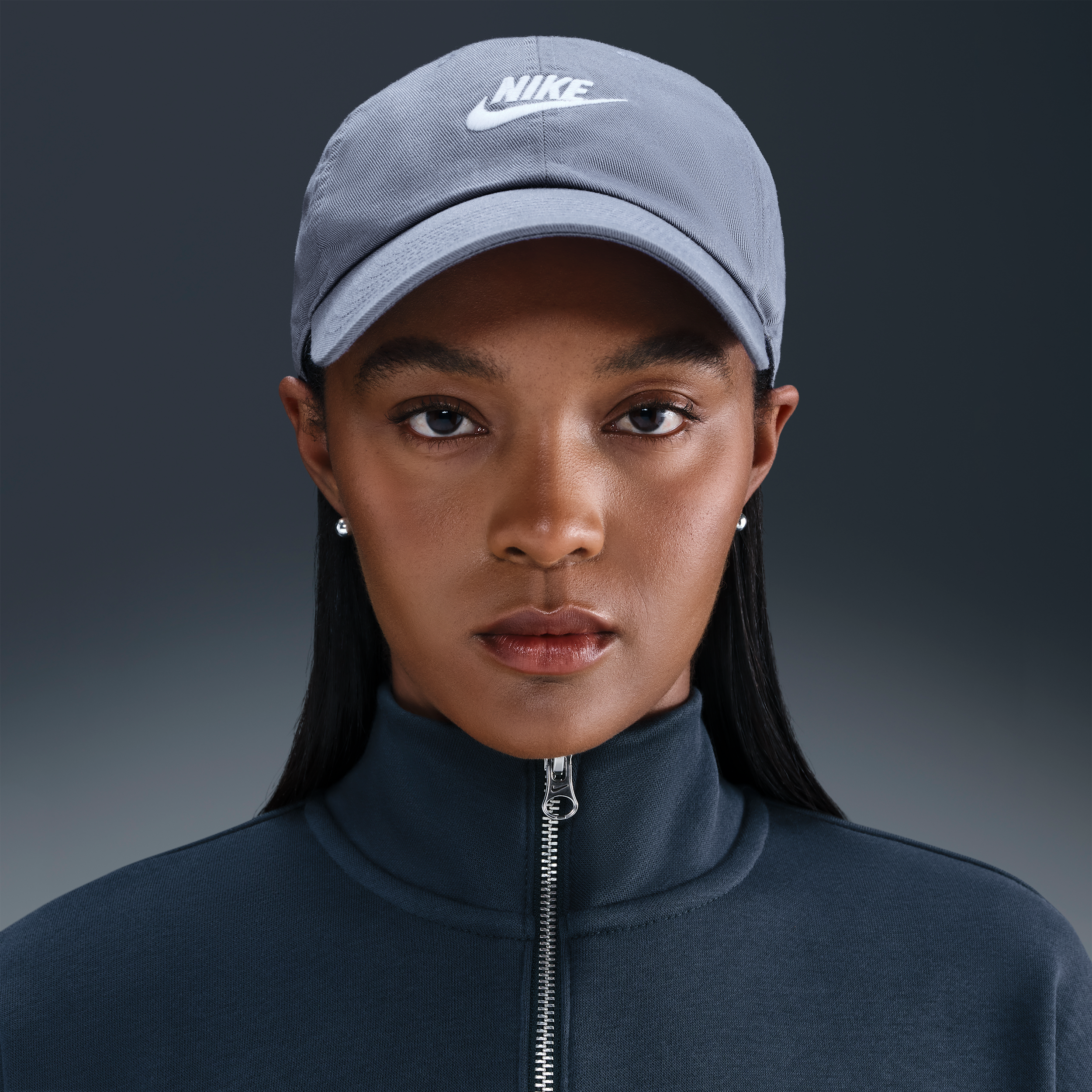 Thumbnail - Nike Club unstrukturierte Futura Wash-Cap - Blau