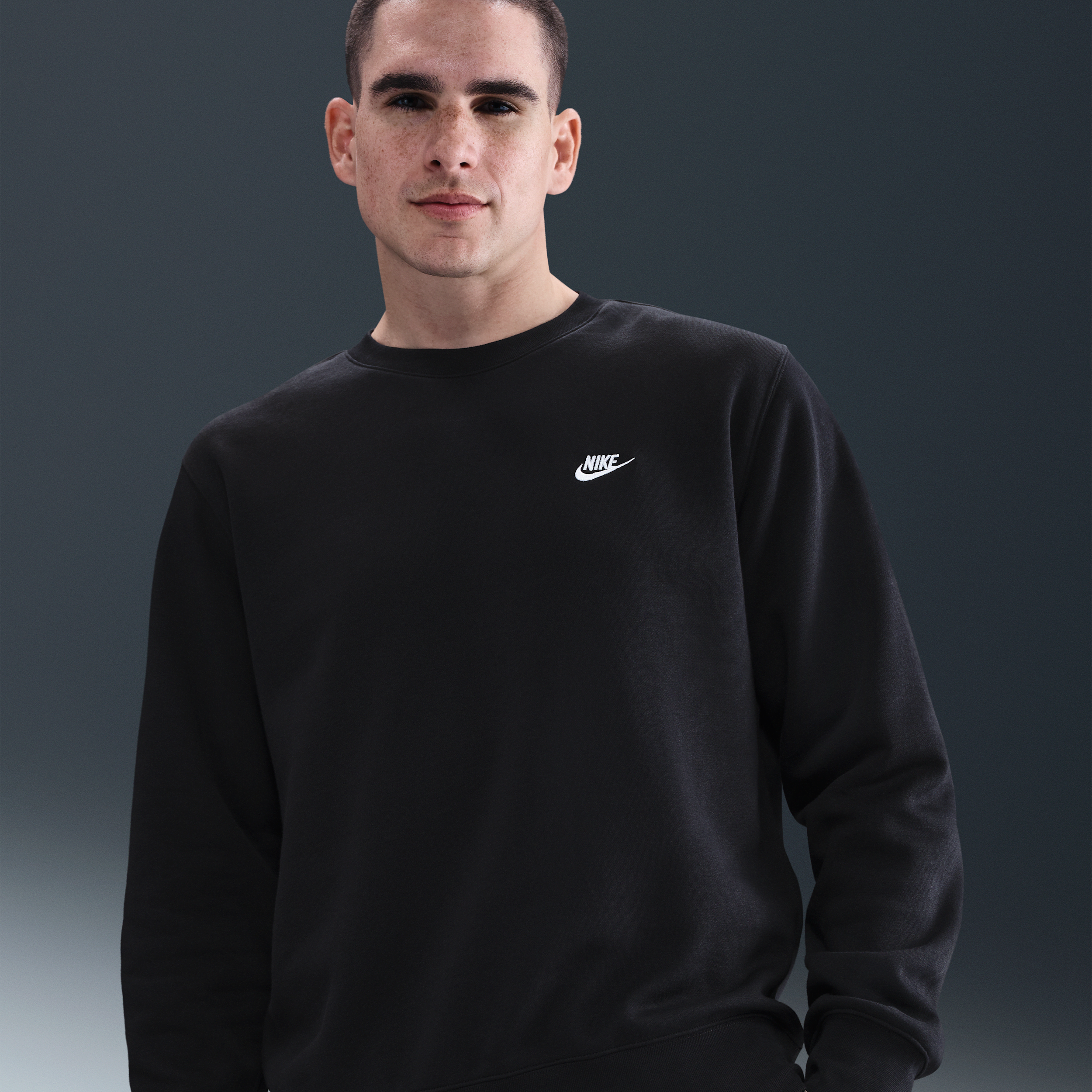 Haut en Fleece Nike Club pour homme - Noir