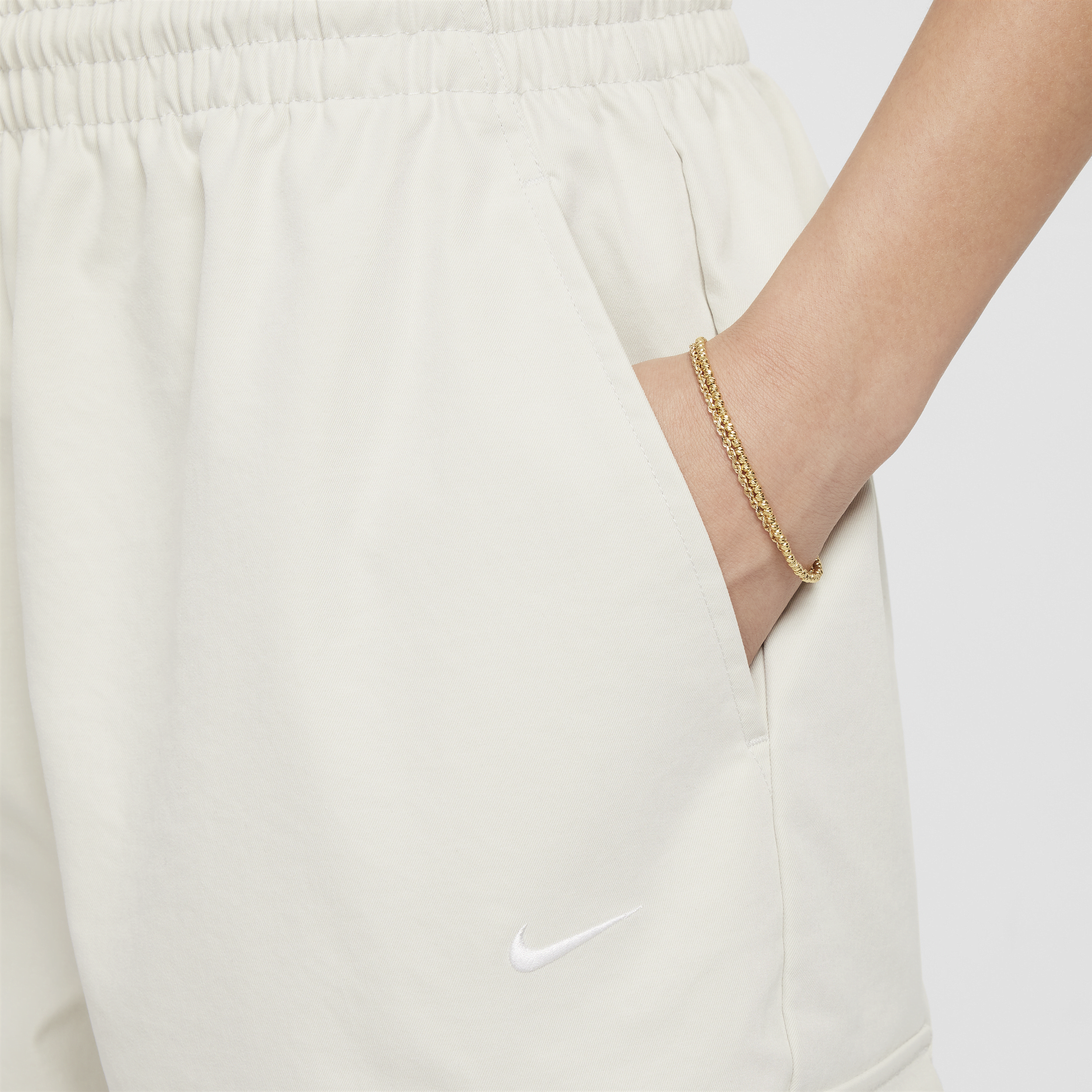 Pantalon cargo Nike Sportswear pour fille - Gris