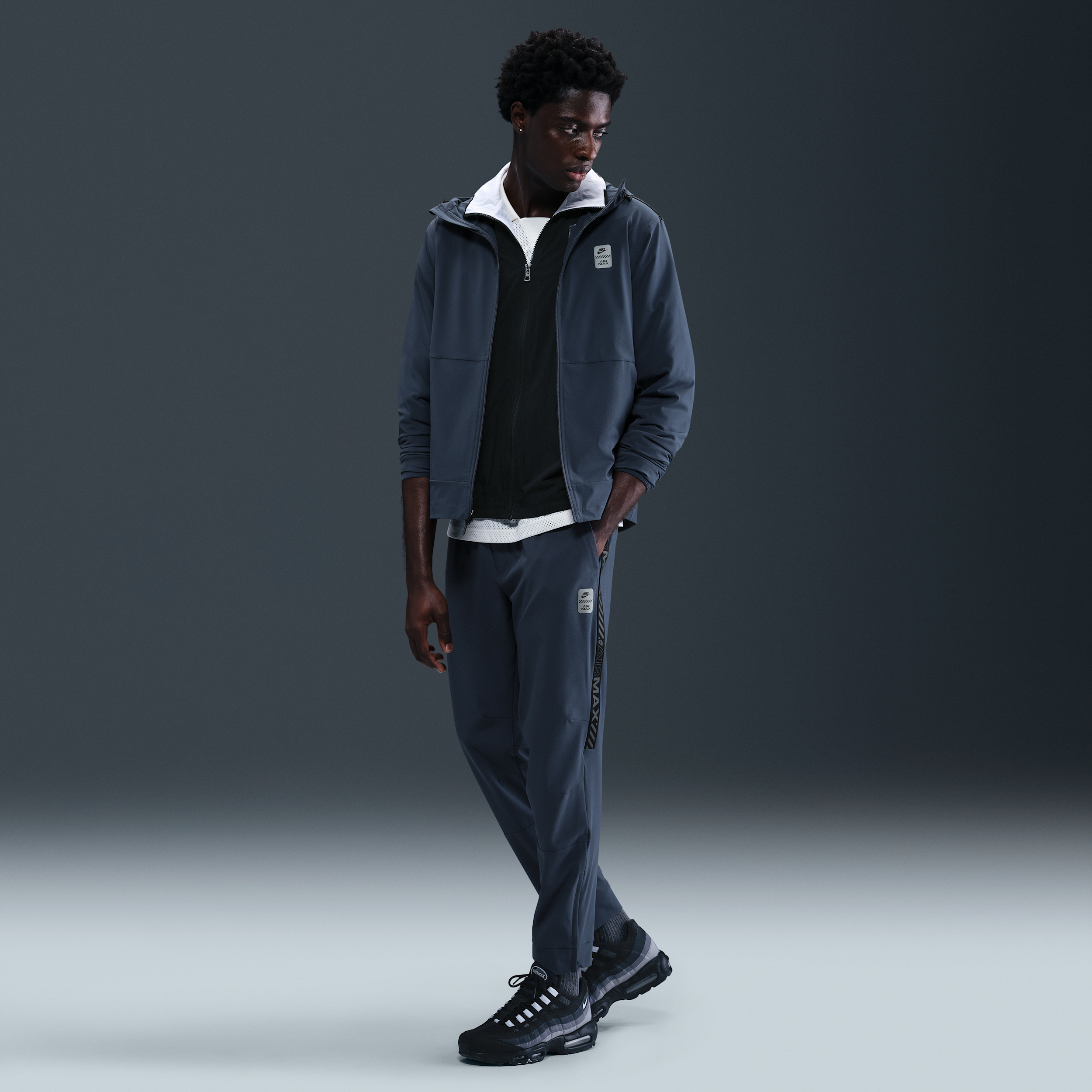 Thumbnail - Nike Air Max Herren-Webhose - Blau