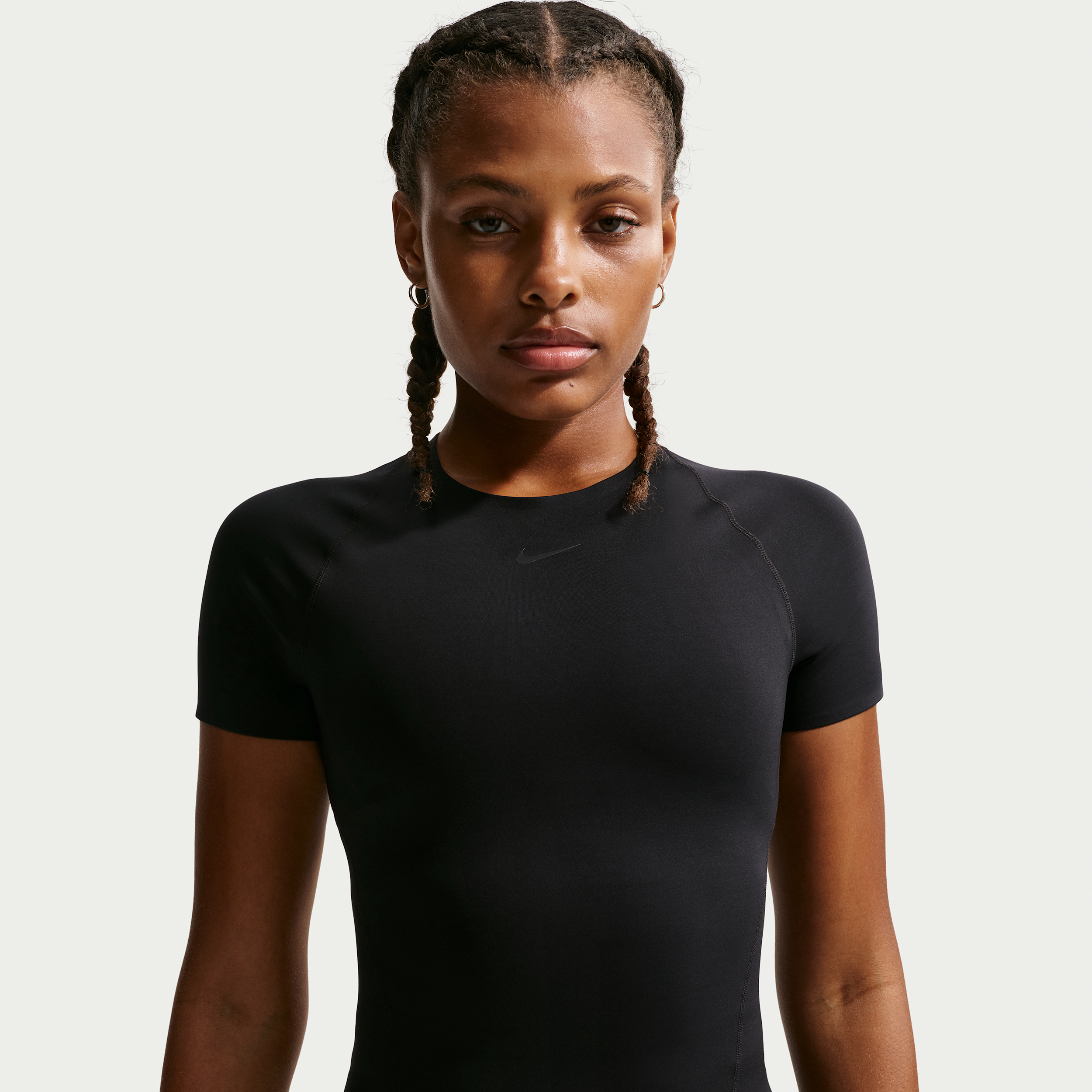 Thumbnail - Nike Universa Dri-FIT Kurzarm-Oberteil (Damen) - Schwarz
