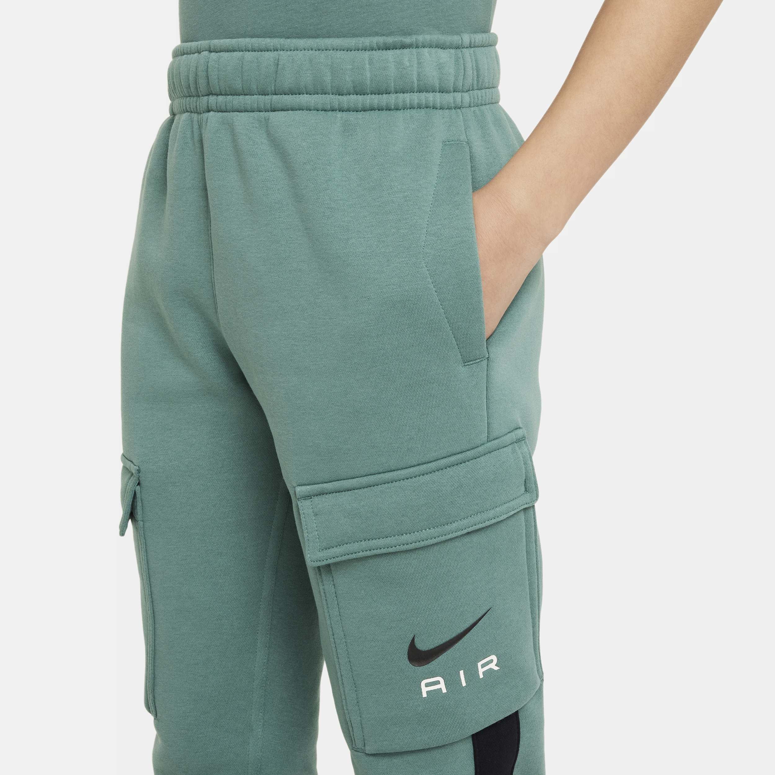 Nike Air cargobroek van fleece voor kids Groen