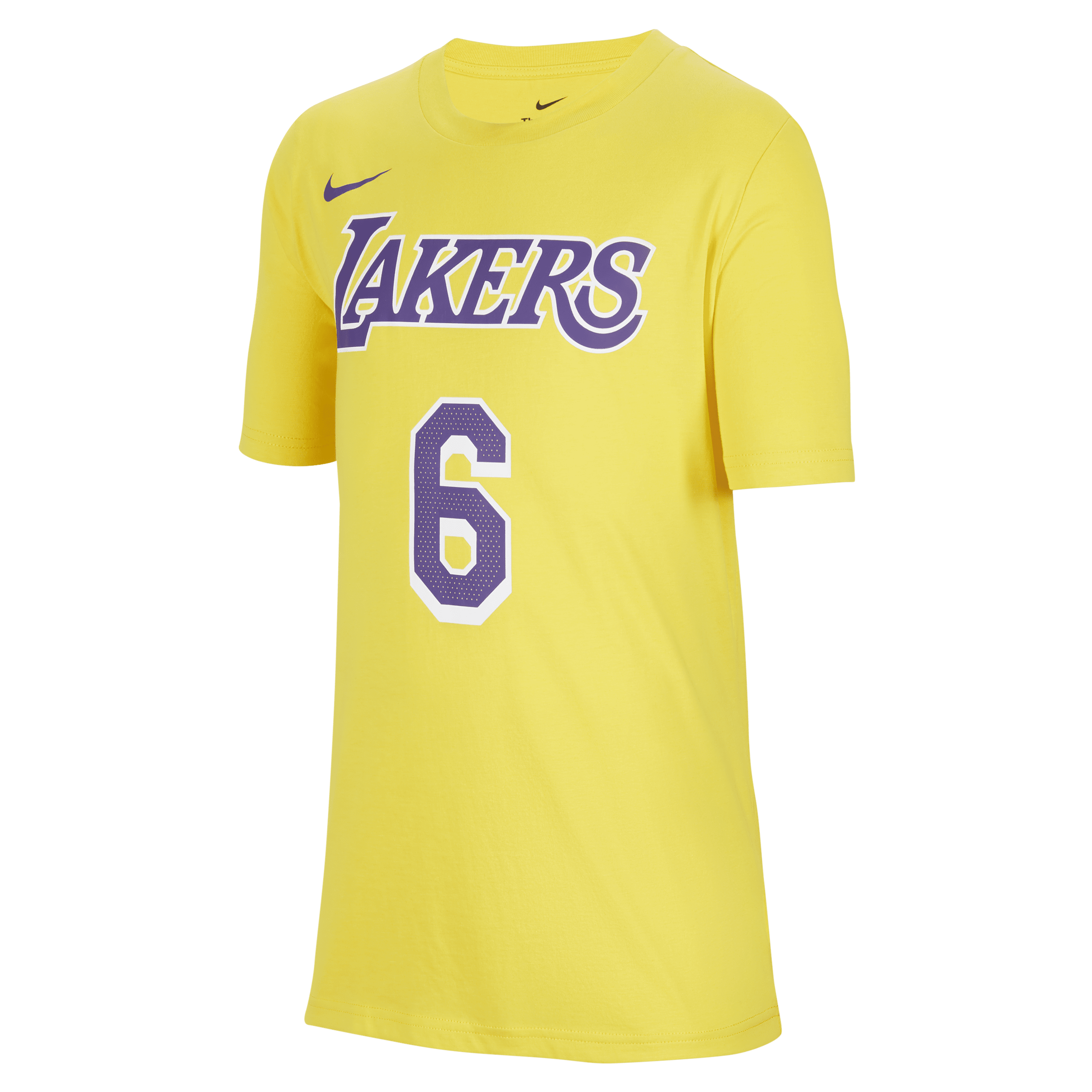 Nike Los Angeles Lakers NBA-shirt voor kids Geel