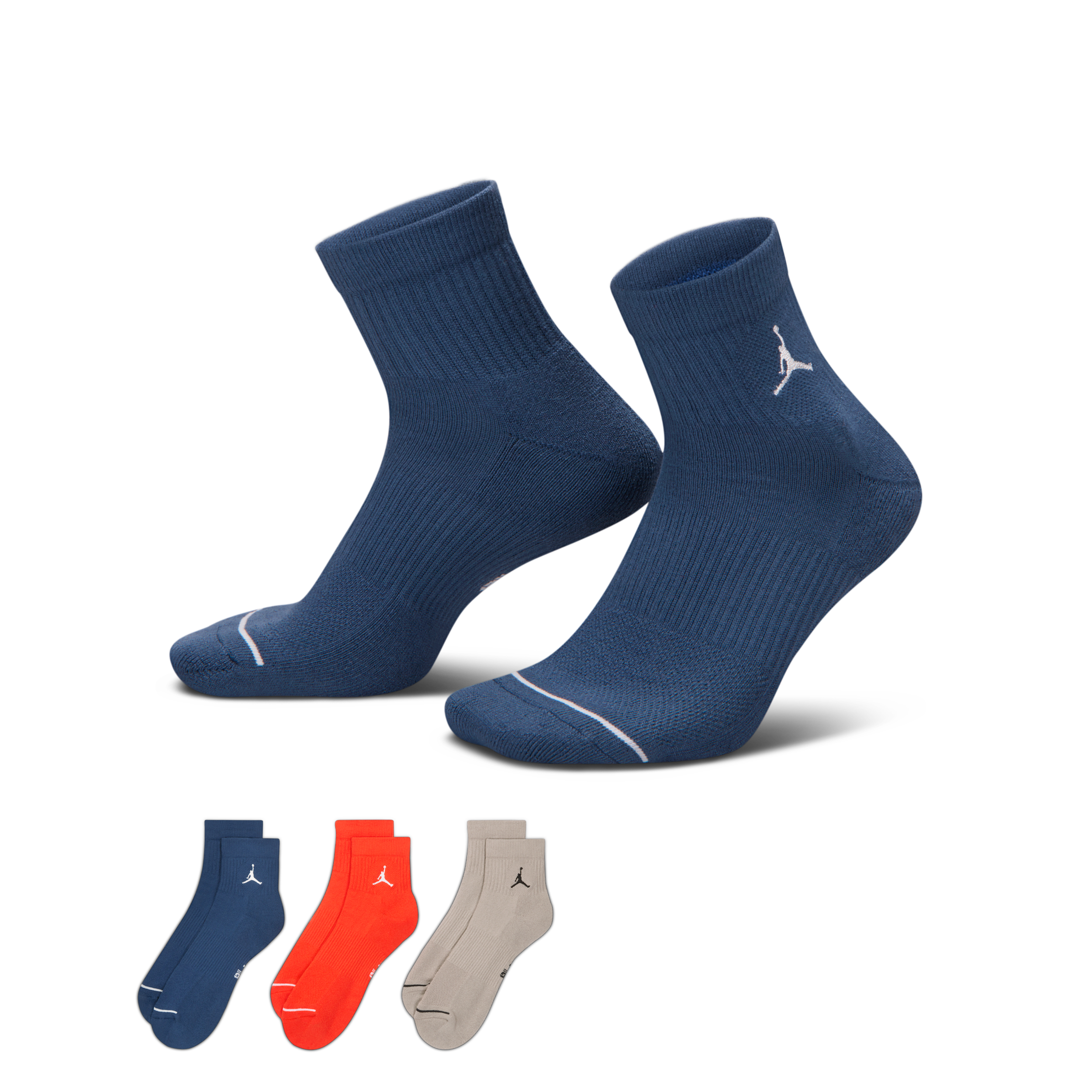Calze alla caviglia per tutti i giorni Jordan (3 paia) - Multicolore